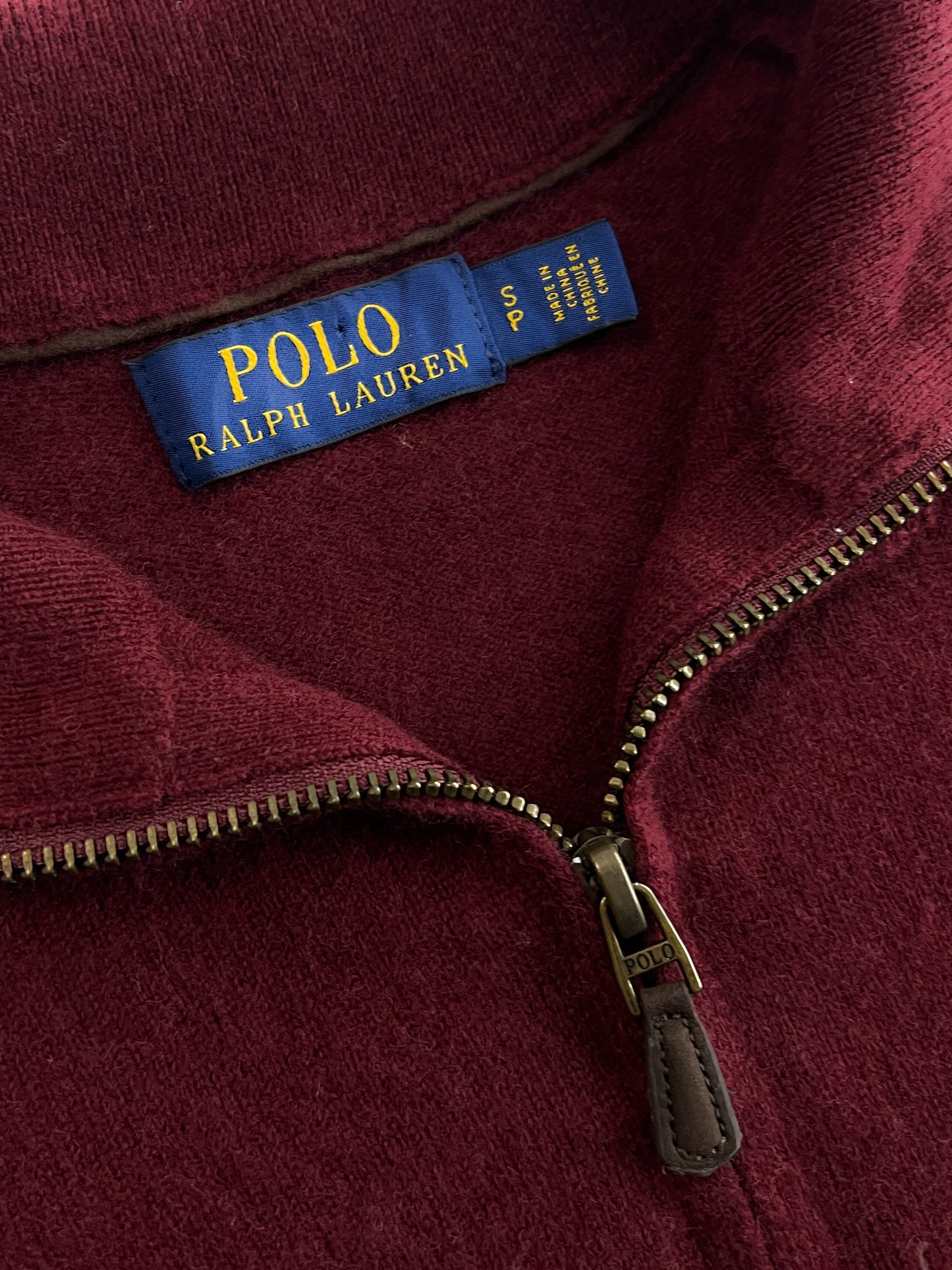 Polo R.L Quarter Zip Cashmere Sweater [S/M]