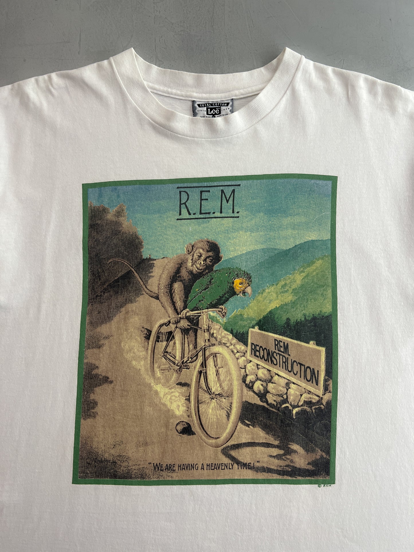 90's REM Reconstruction Tour Tee [XL]