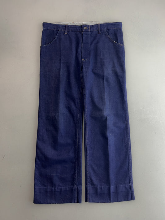 1960's French Denim Work Pants [34"]