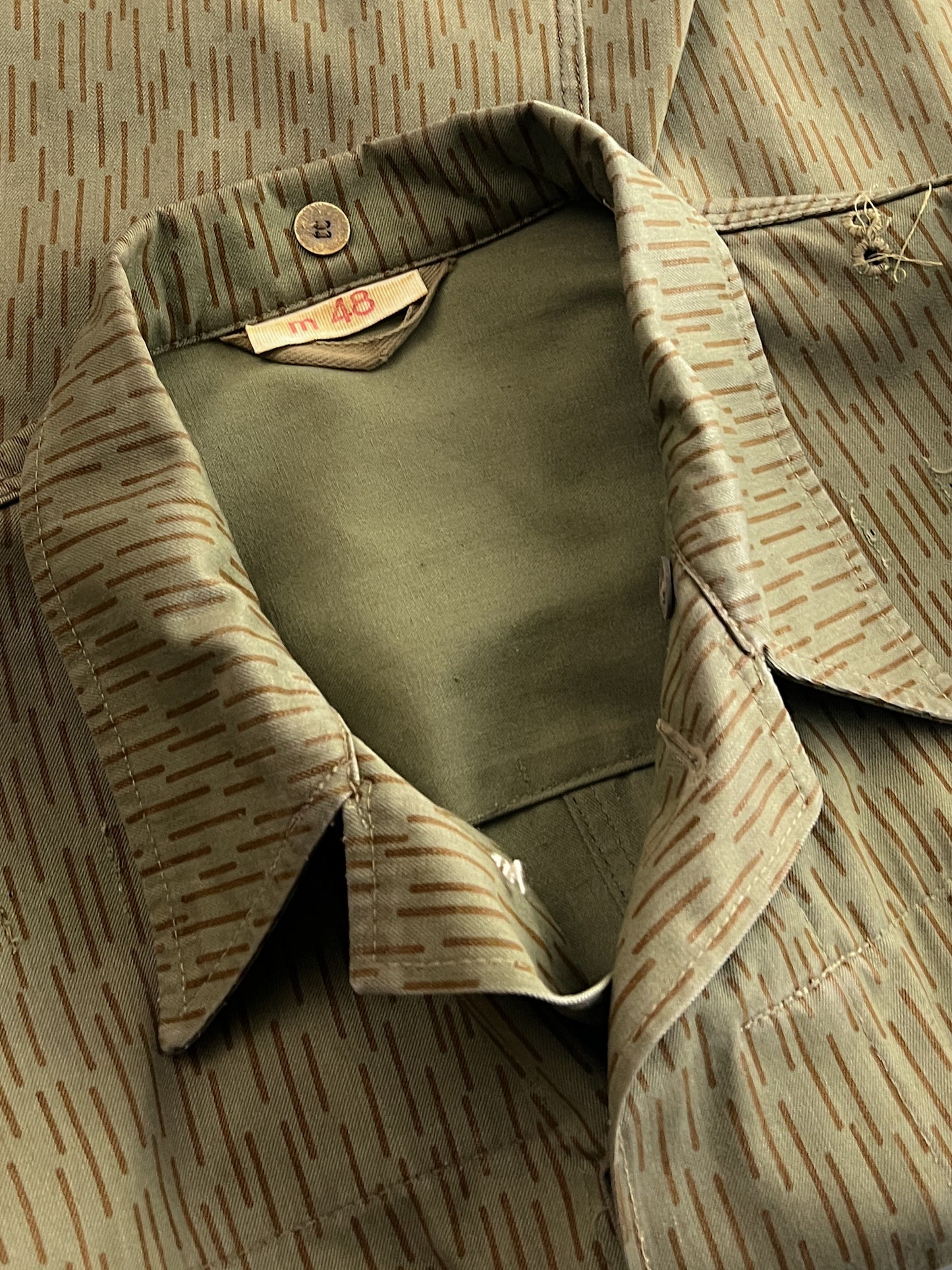 East German Rain Camo Field Jacket [L]