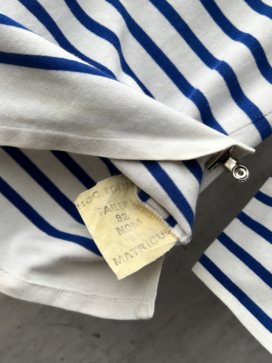 1970's French Marine Nationale Breton Striped Shirt [M]