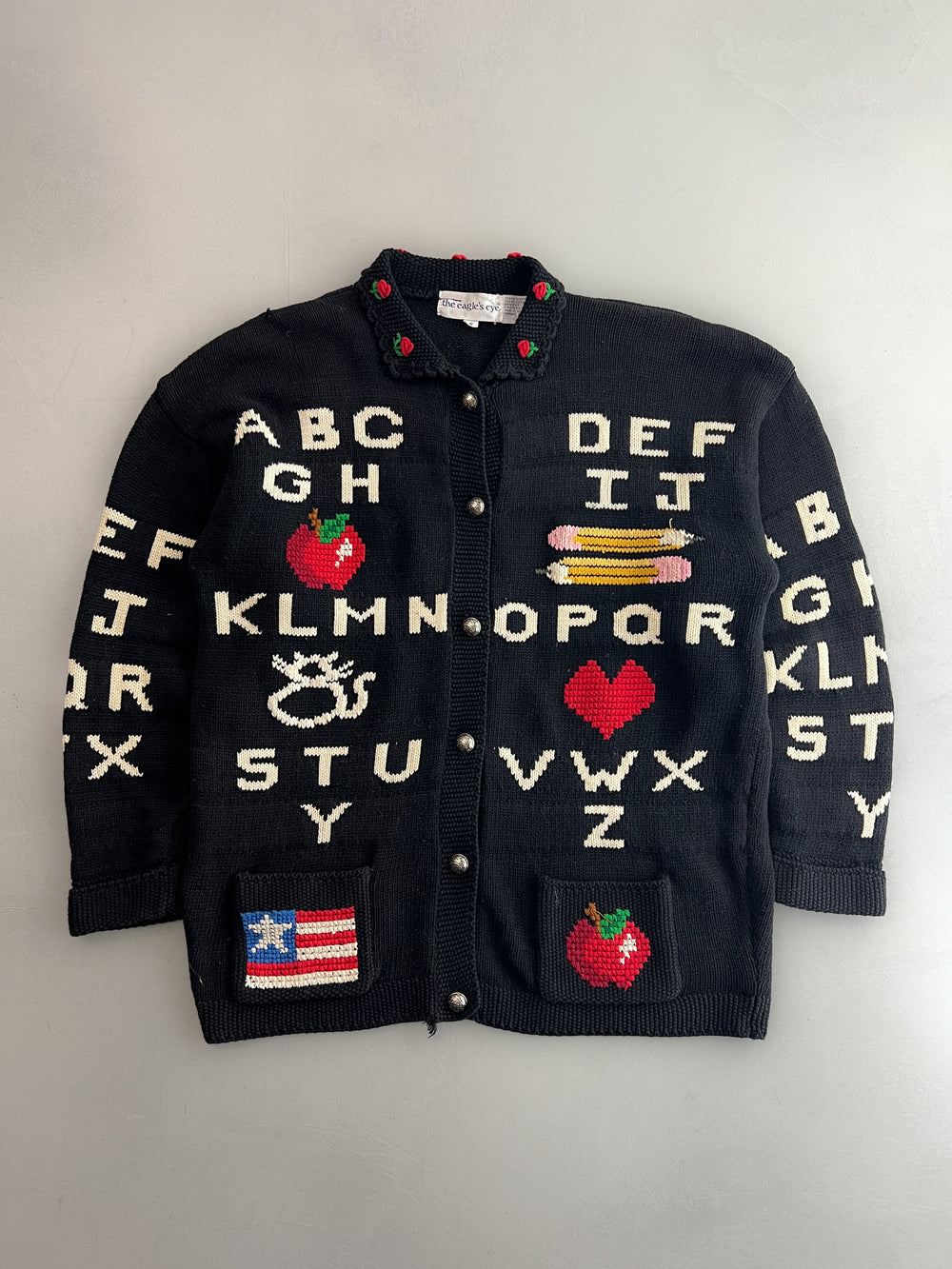1990's Eagles Eye Alphabet Knit [M]