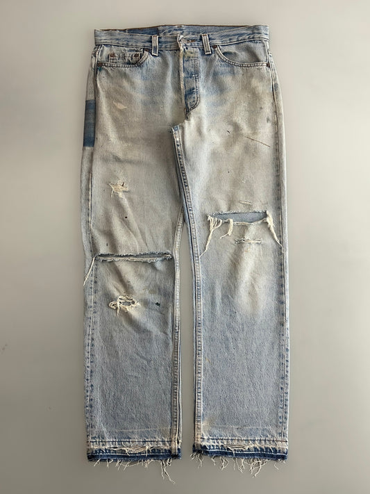 Thrashed Made in USA Levi's 501's [29"]