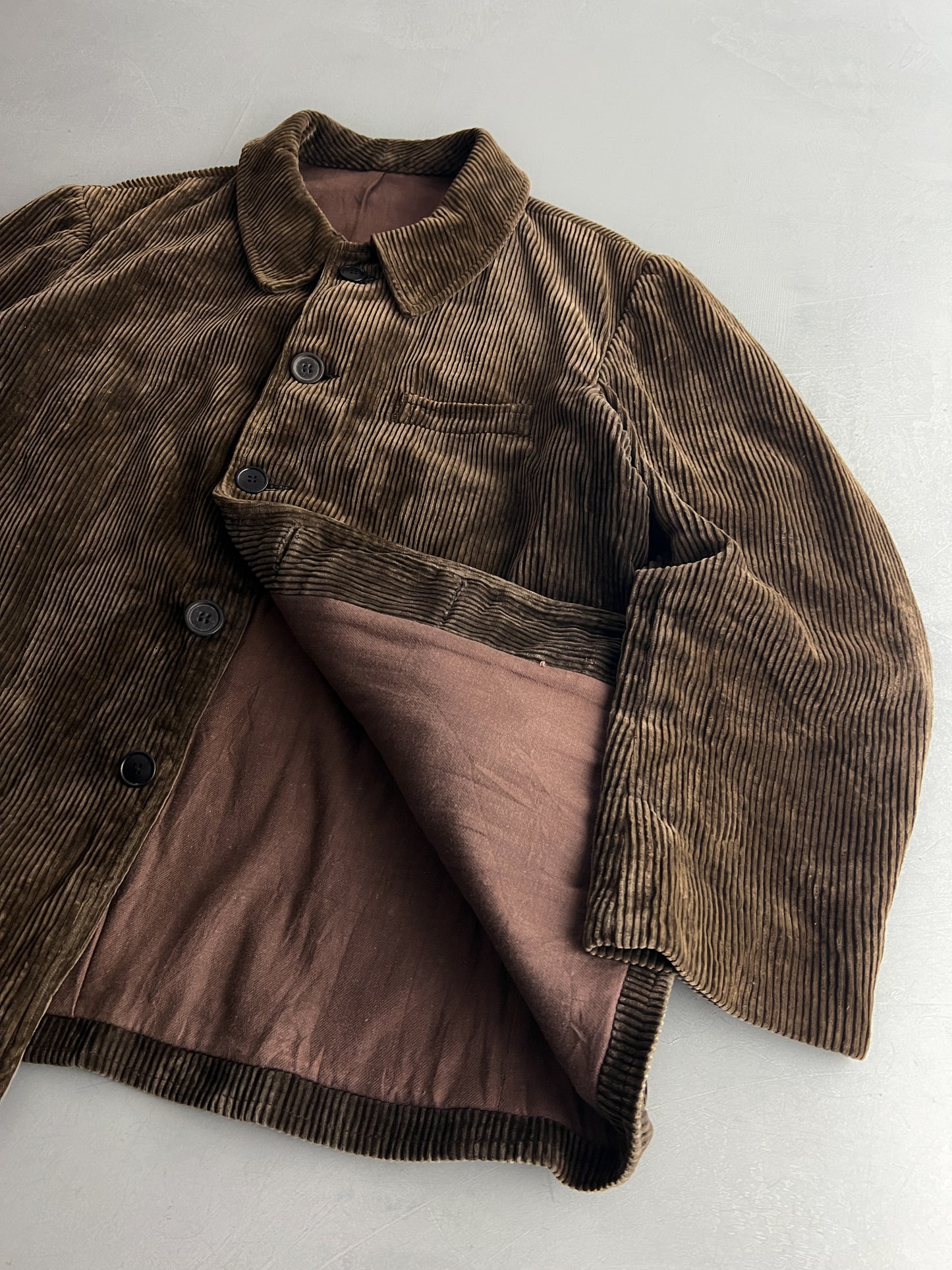 40's French Corduroy Hunting Jacket  [L/XL]