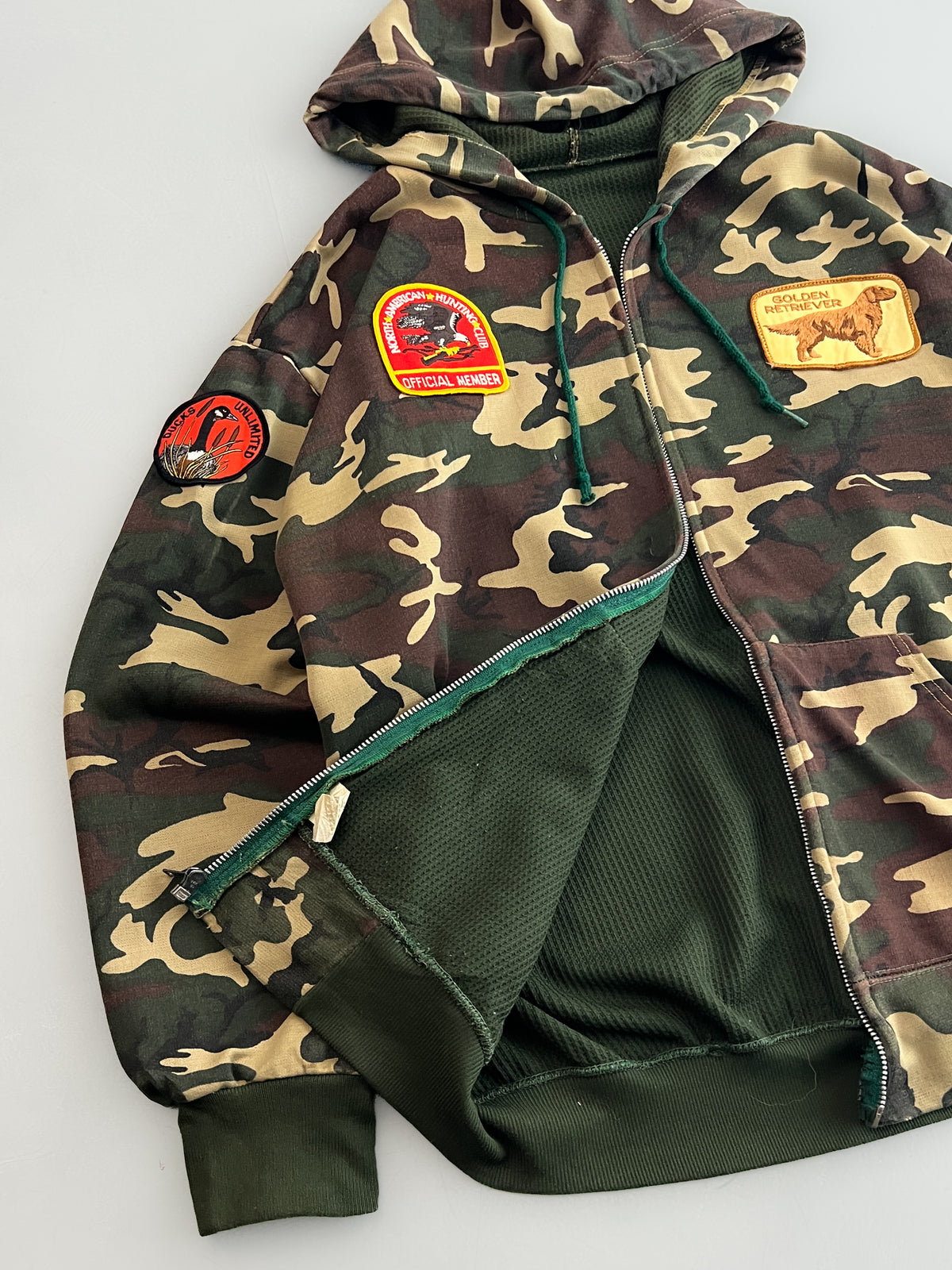 Thermal Lined Montgomery Ward Camo Hoodie [L]