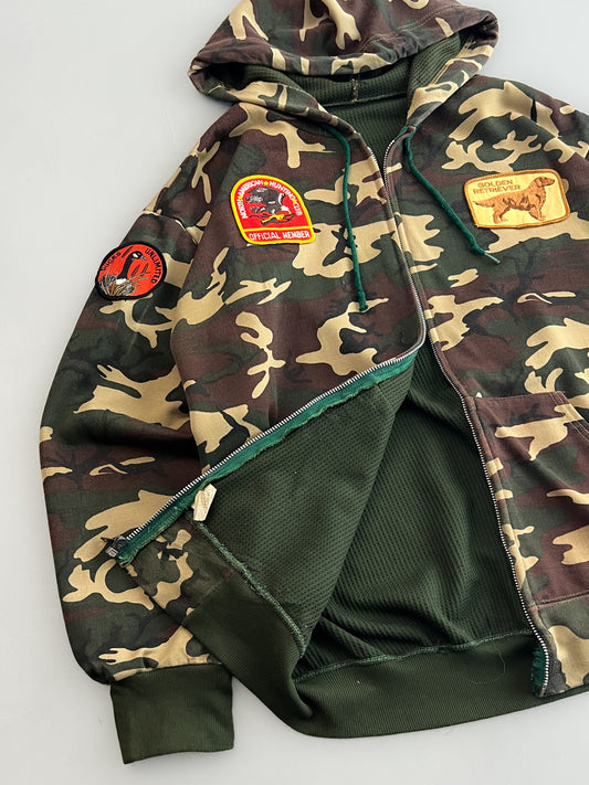Thermal Lined Montgomery Ward Camo Hoodie [L]