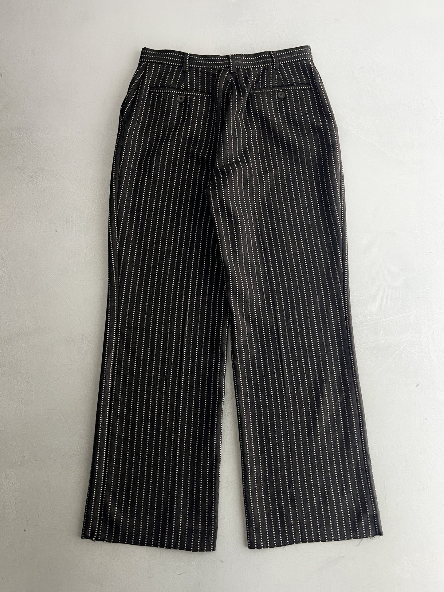 80's Pinstripe Work Pants [26"]