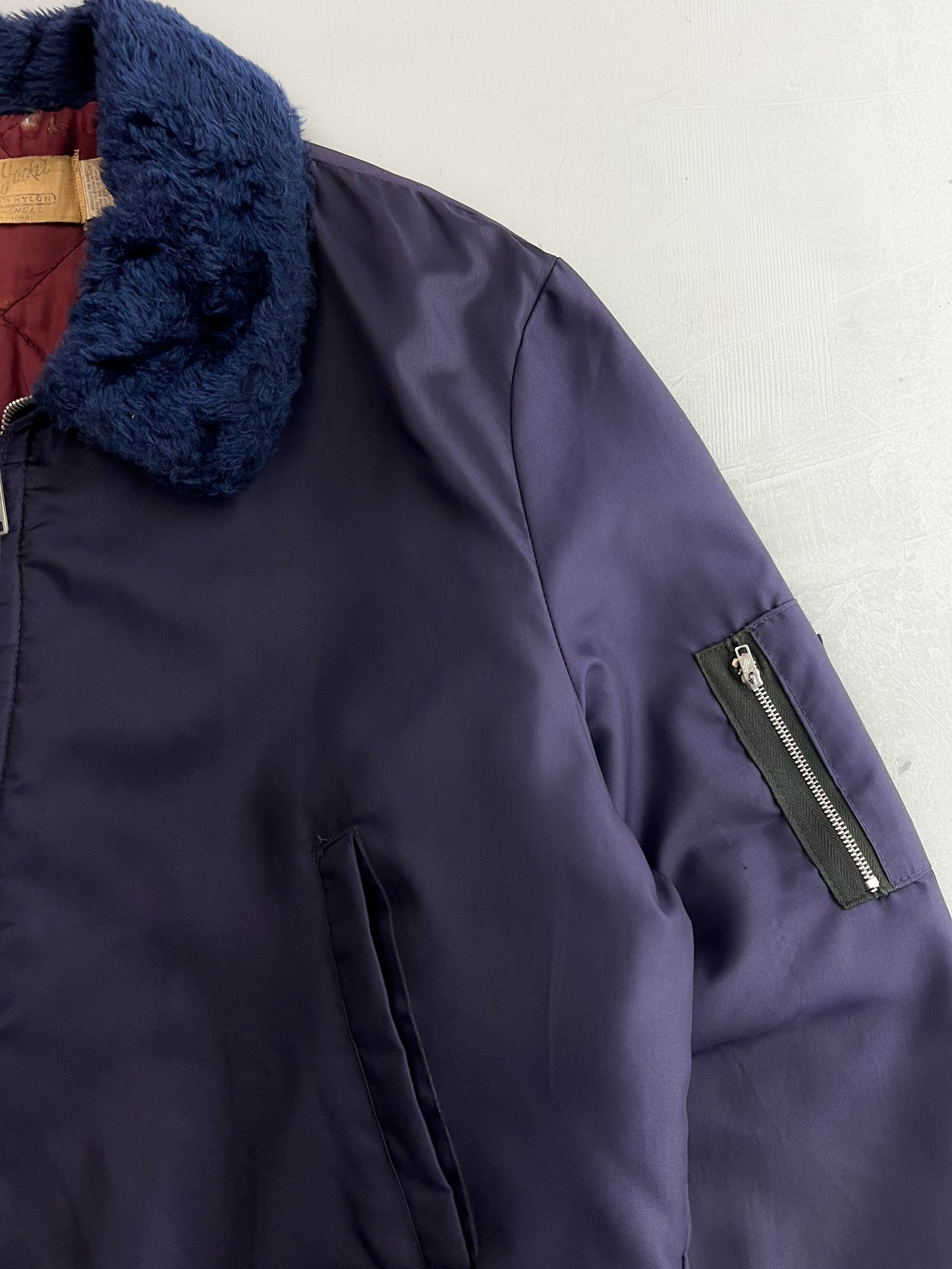 1970's Nylon Flight Jacket [L]