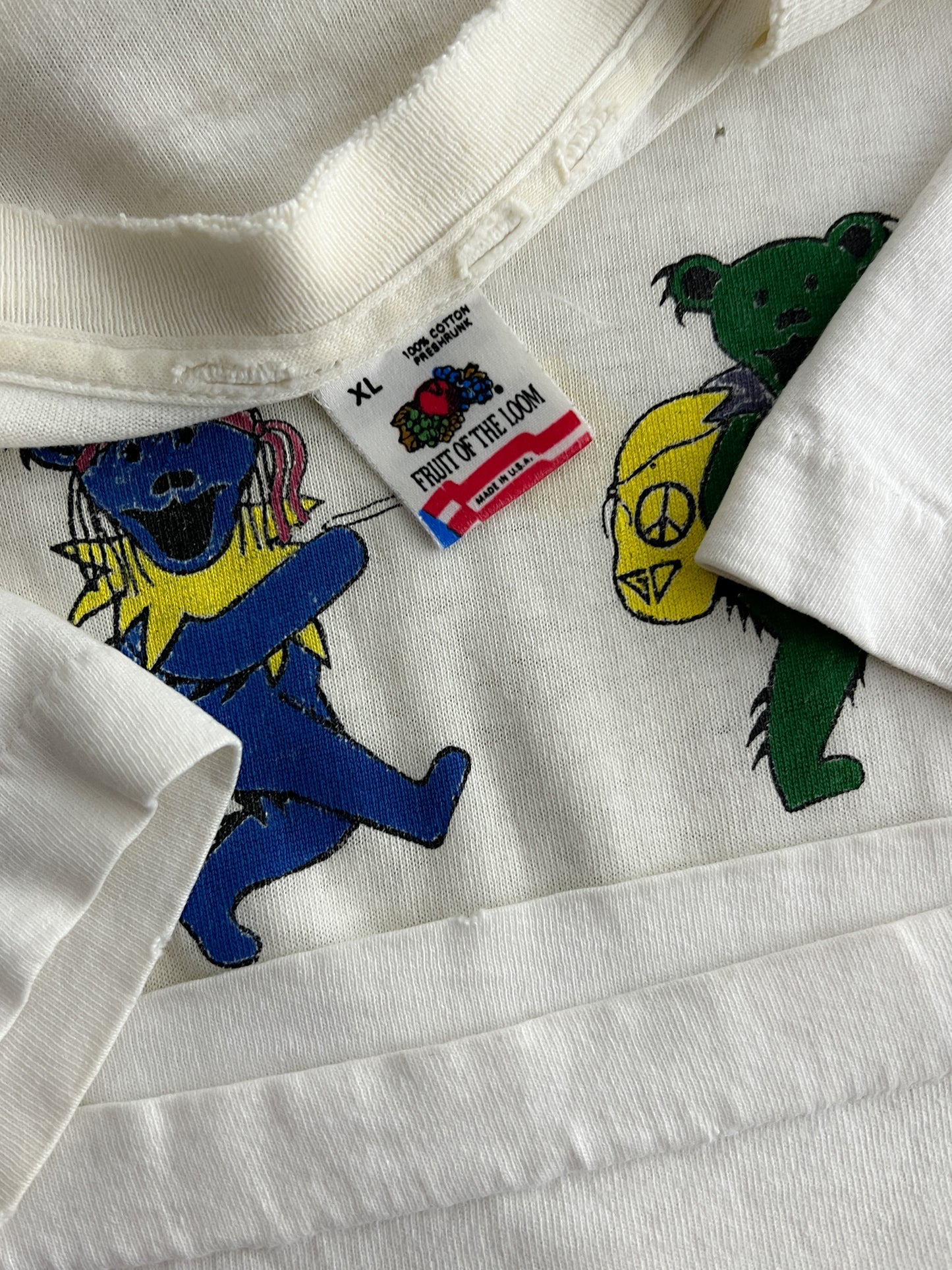 1990's Gratfeful Dead Marching Bears Tee [XL]