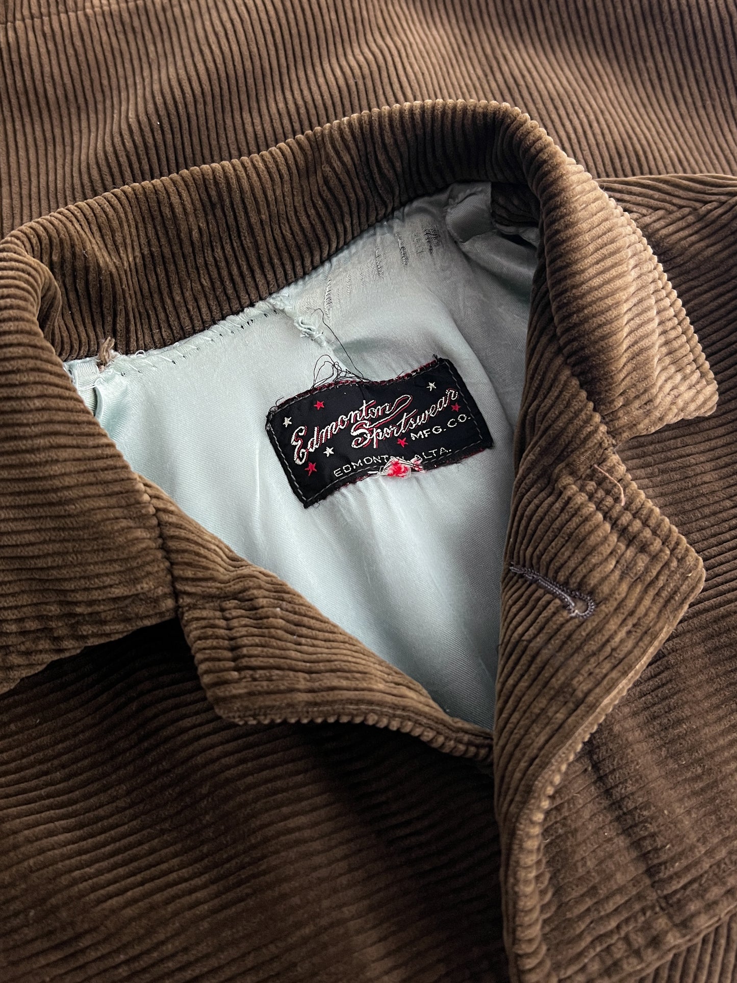 1960's Edmonton Sportswear Cord Jacket [S/M]