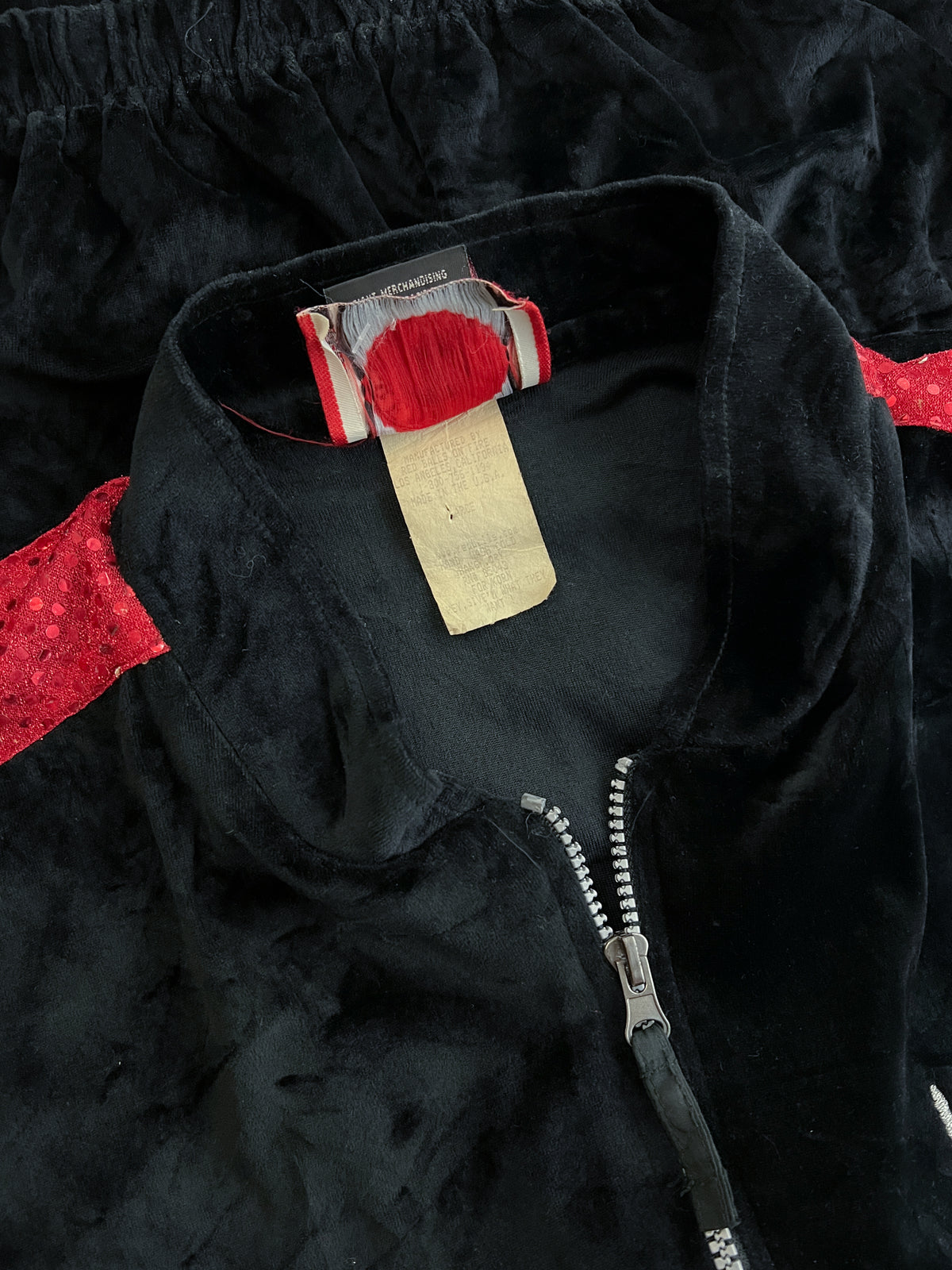 Late 90's KORN Velour Sequin Track Jacket [L/XL]
