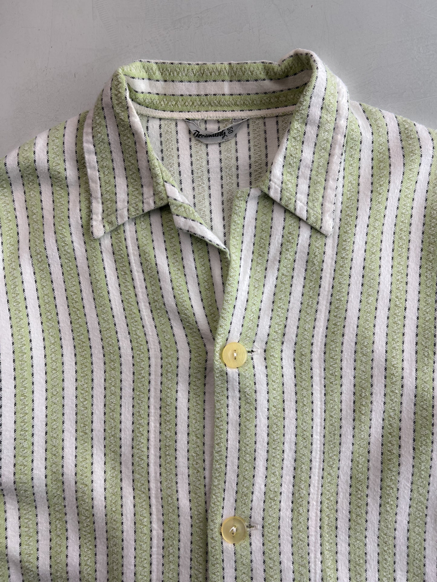 1970's Stripe Flannelette Shirt [M/L]