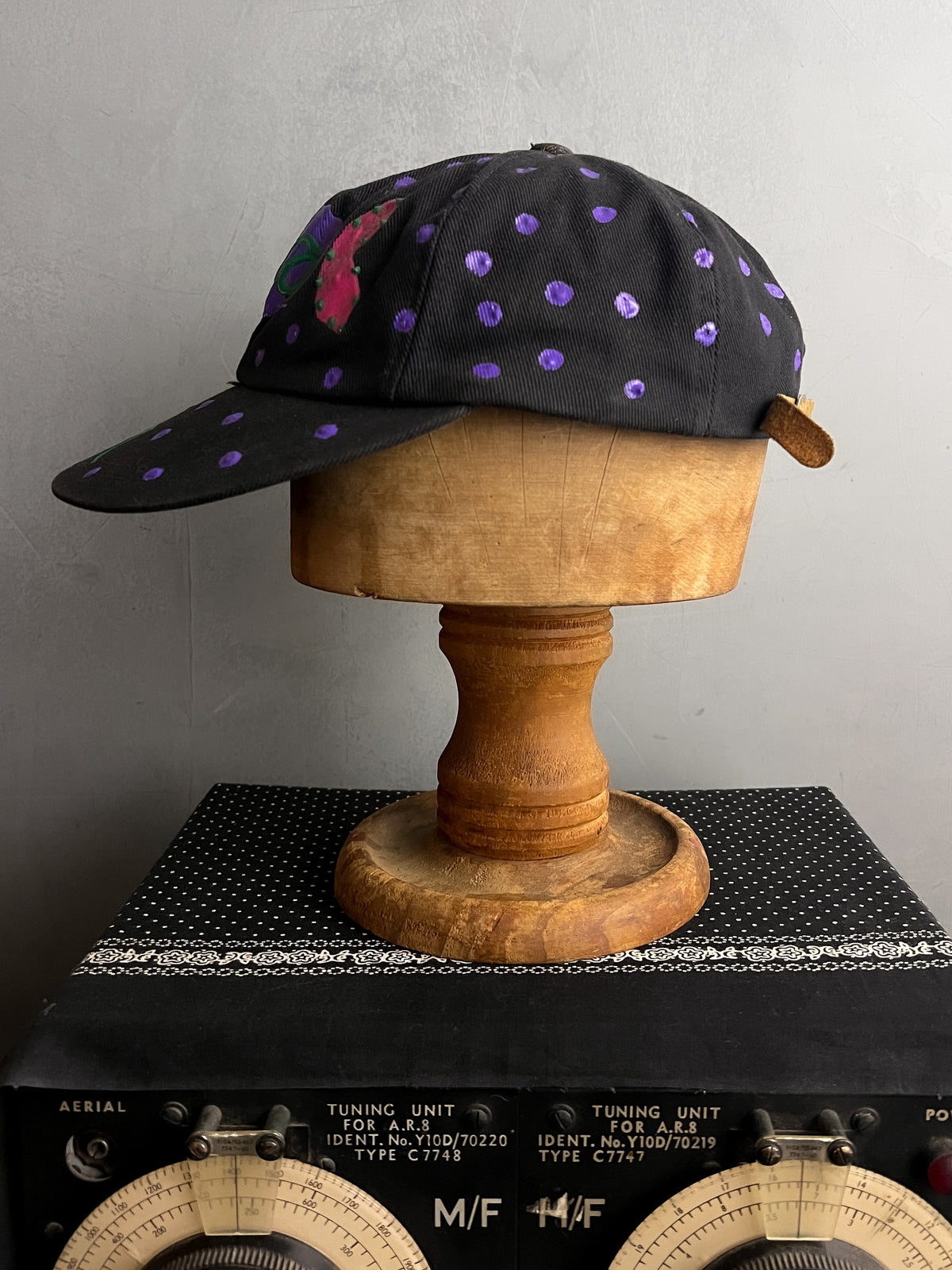Hand Painted Fish Cap
