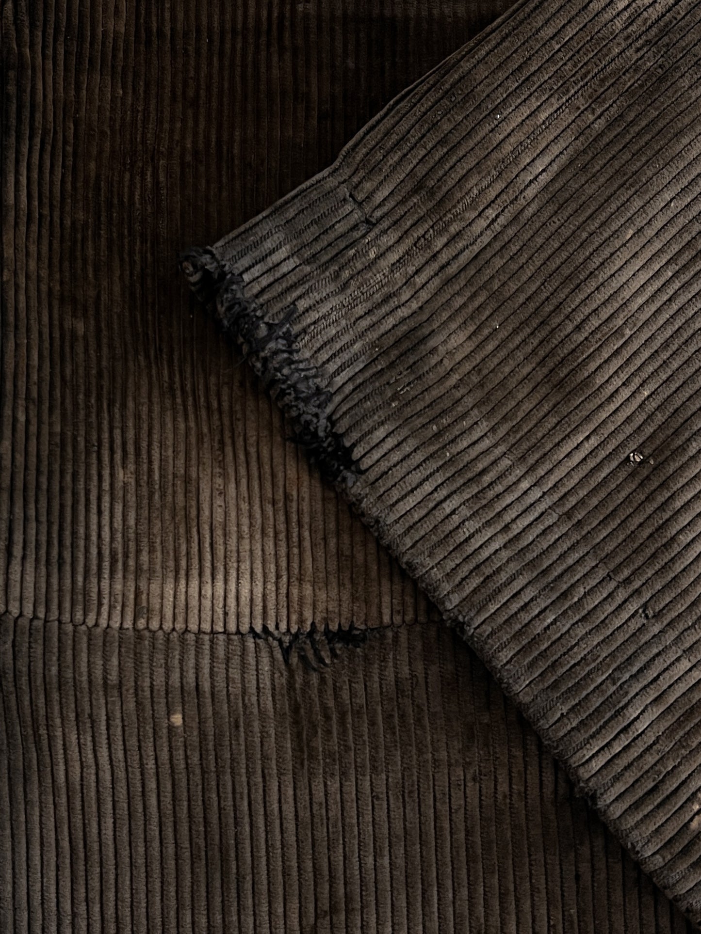 30's/40's French Cord Buckle Back Work Pants [31"]
