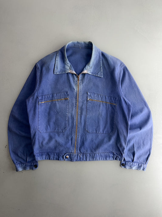 1950's French "Super Costaud" Cyclist Jacket [L]