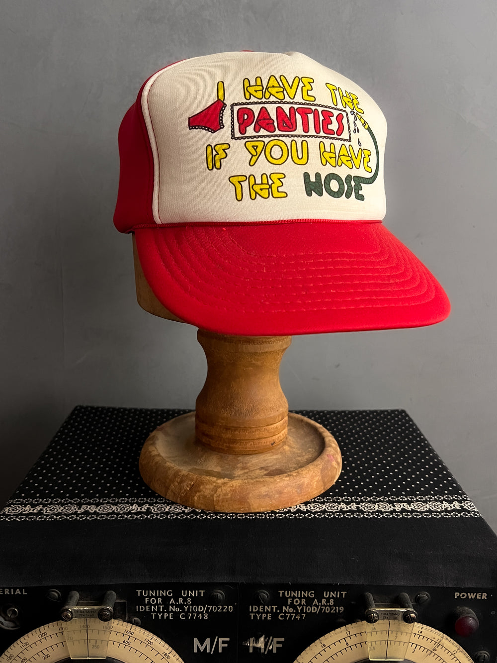 "I Have The Panties If You Have The Hose" Slogan Trucker Cap