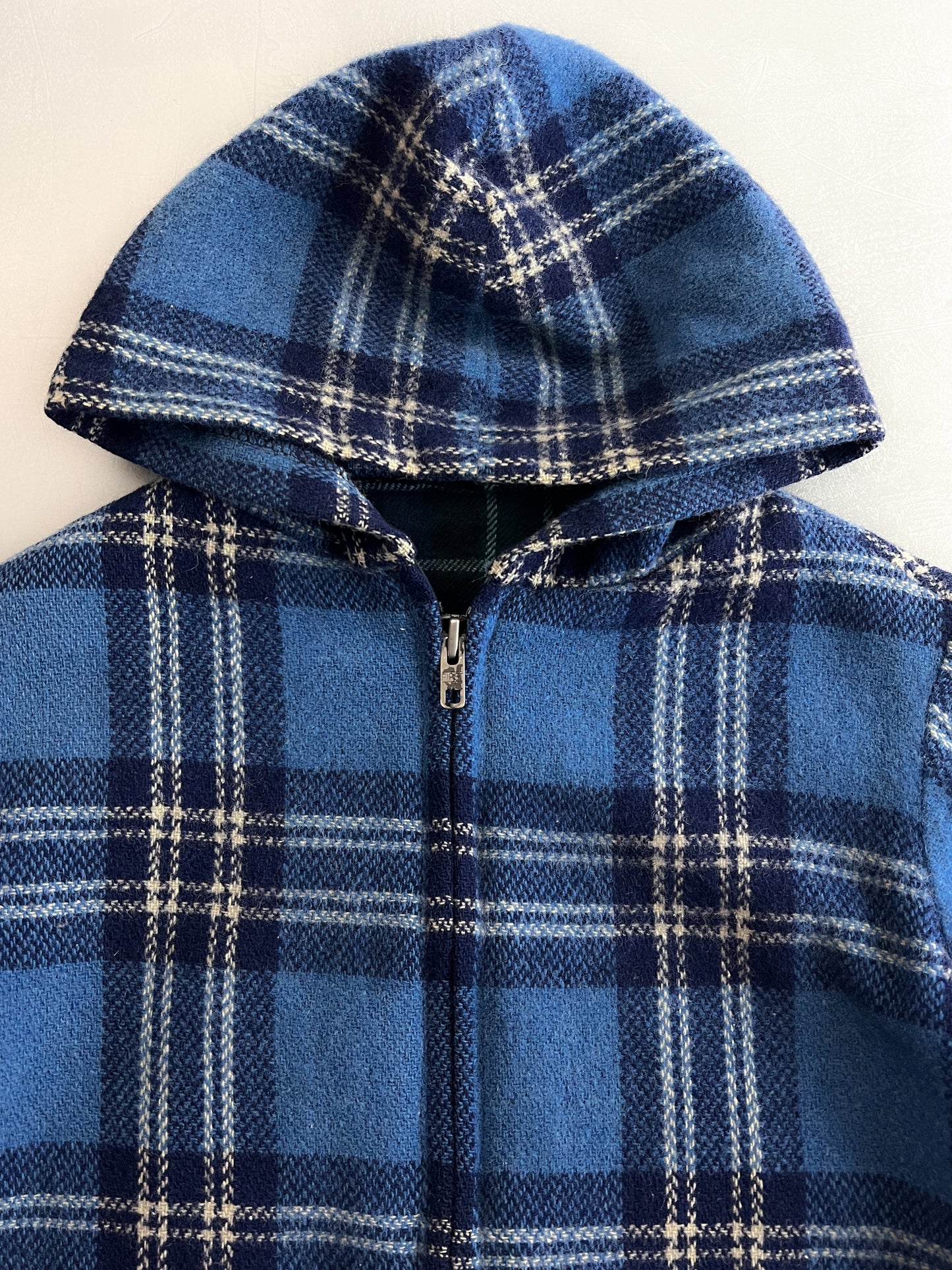 1970's Harris Tweed Plaid Zip Up [M]