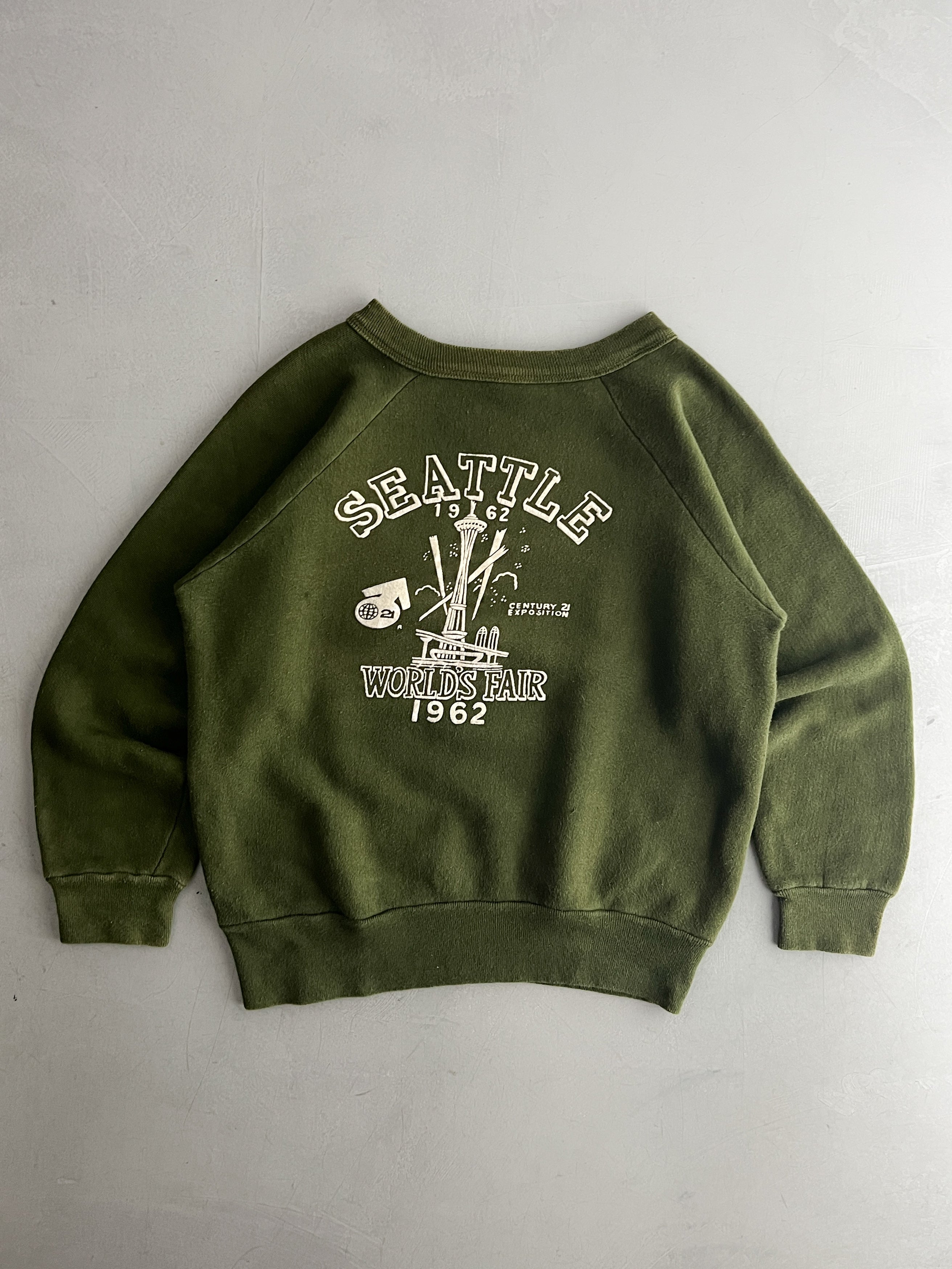 1960's Seattle Worlds Fair Flock Print Sweatshirt [S] – The Wilde