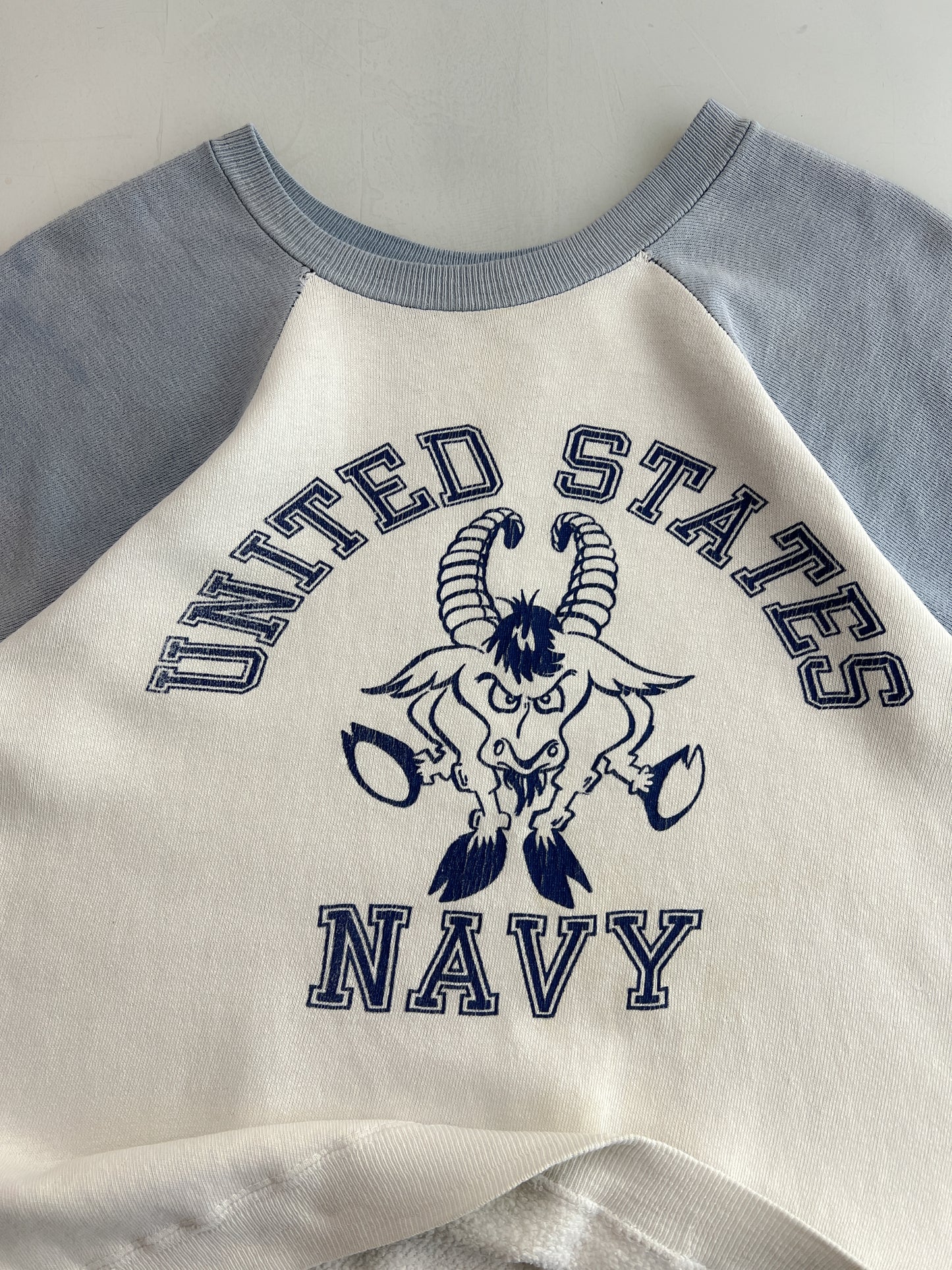 60’s/70’s USN Bust Through Short Sleeve Sweatshirt [S]