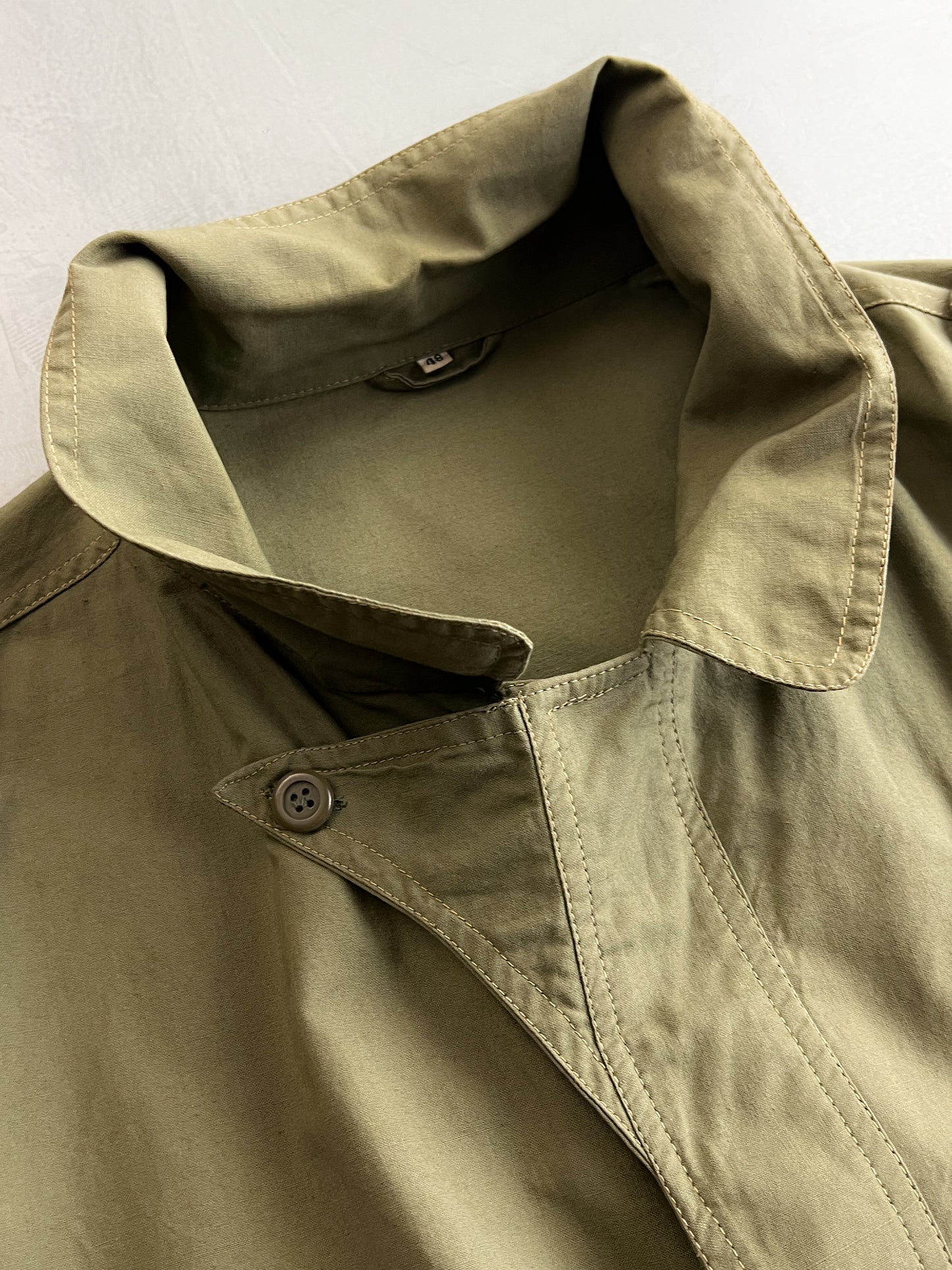 1980's Ivy Oxford Cotton Jacket [XL]