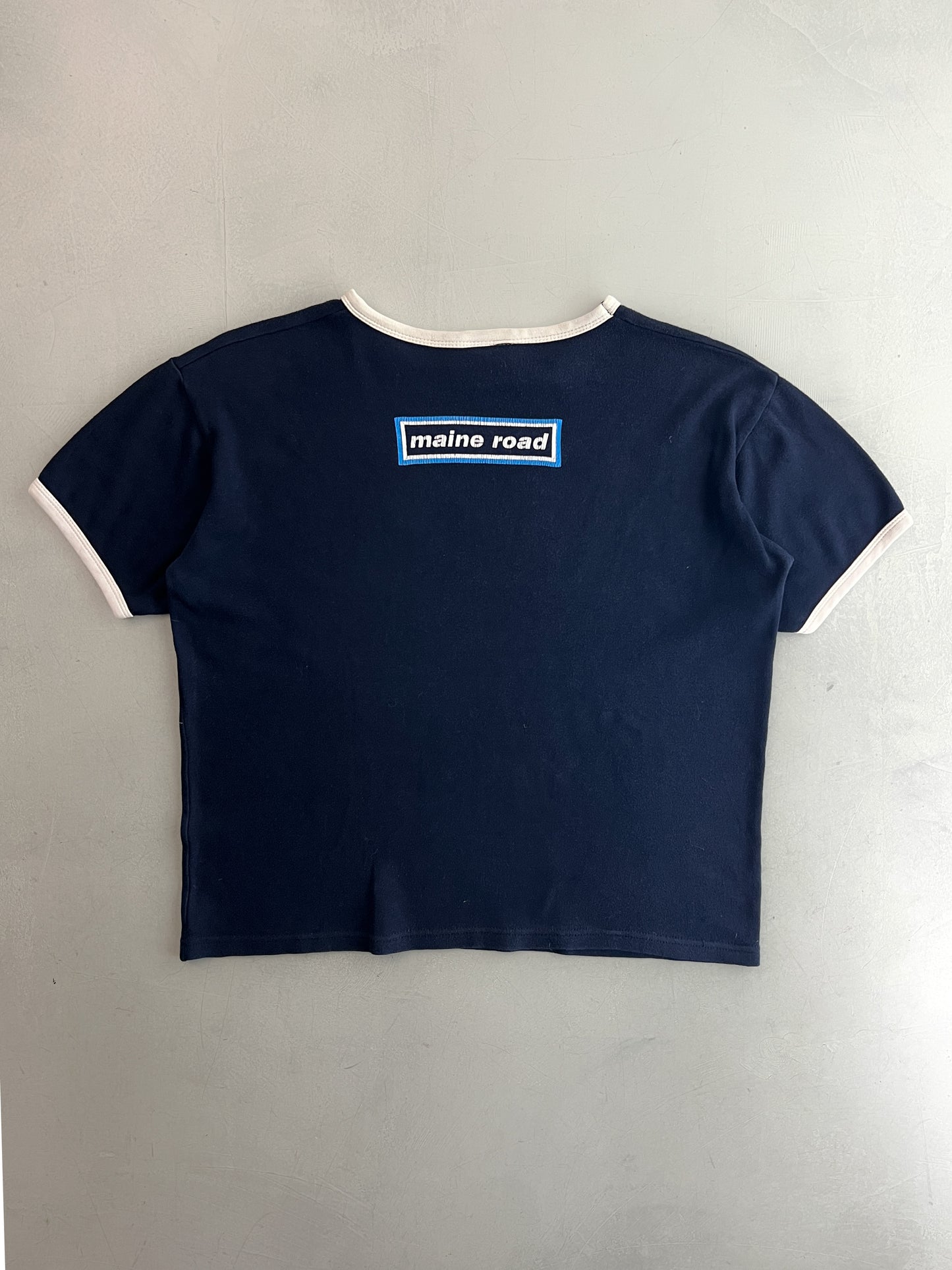 90's Oasis "Maine Road" Ringer Tee [XS]