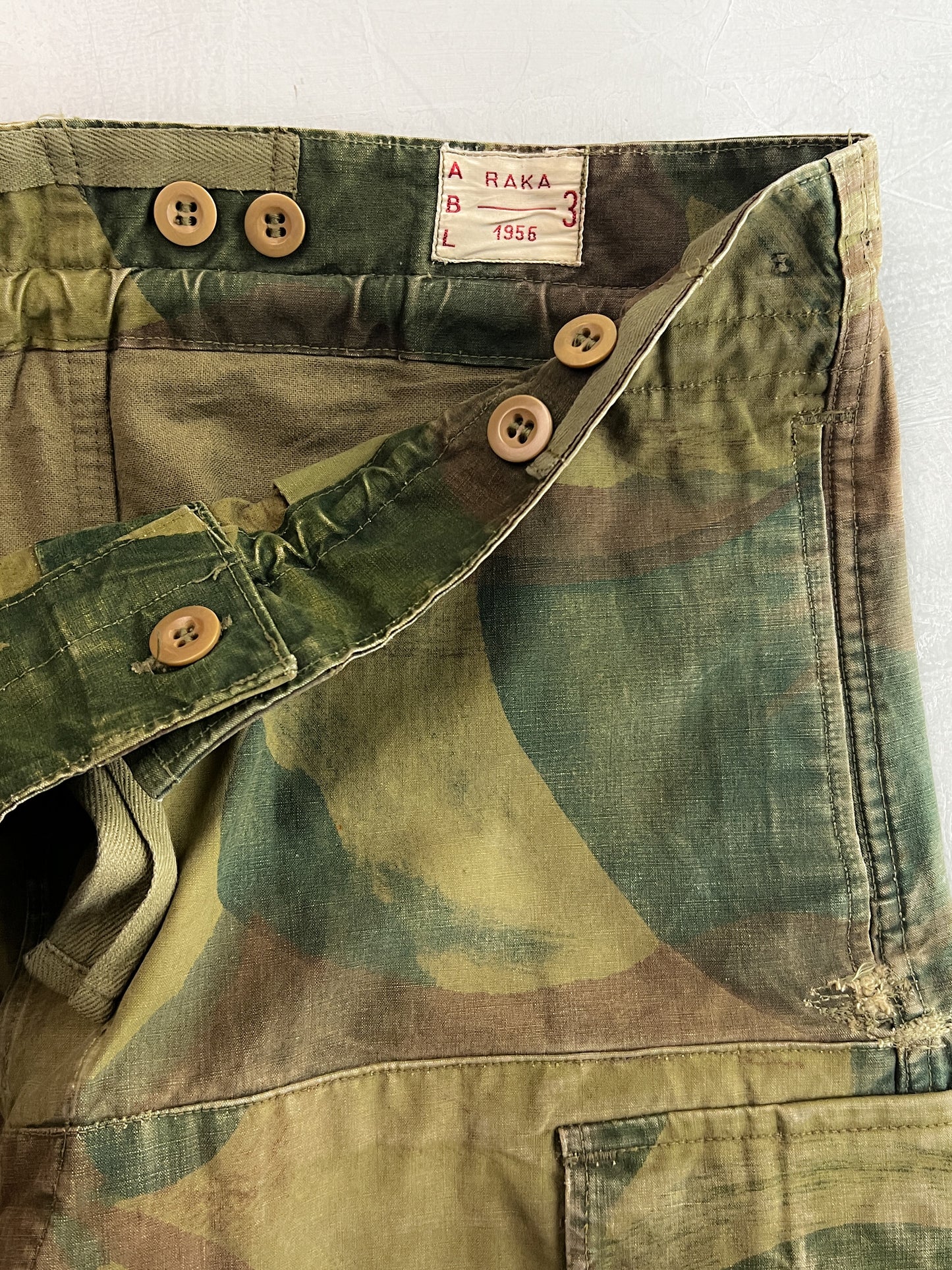 1950's Belgian Brushstroke Camo Pants [36']