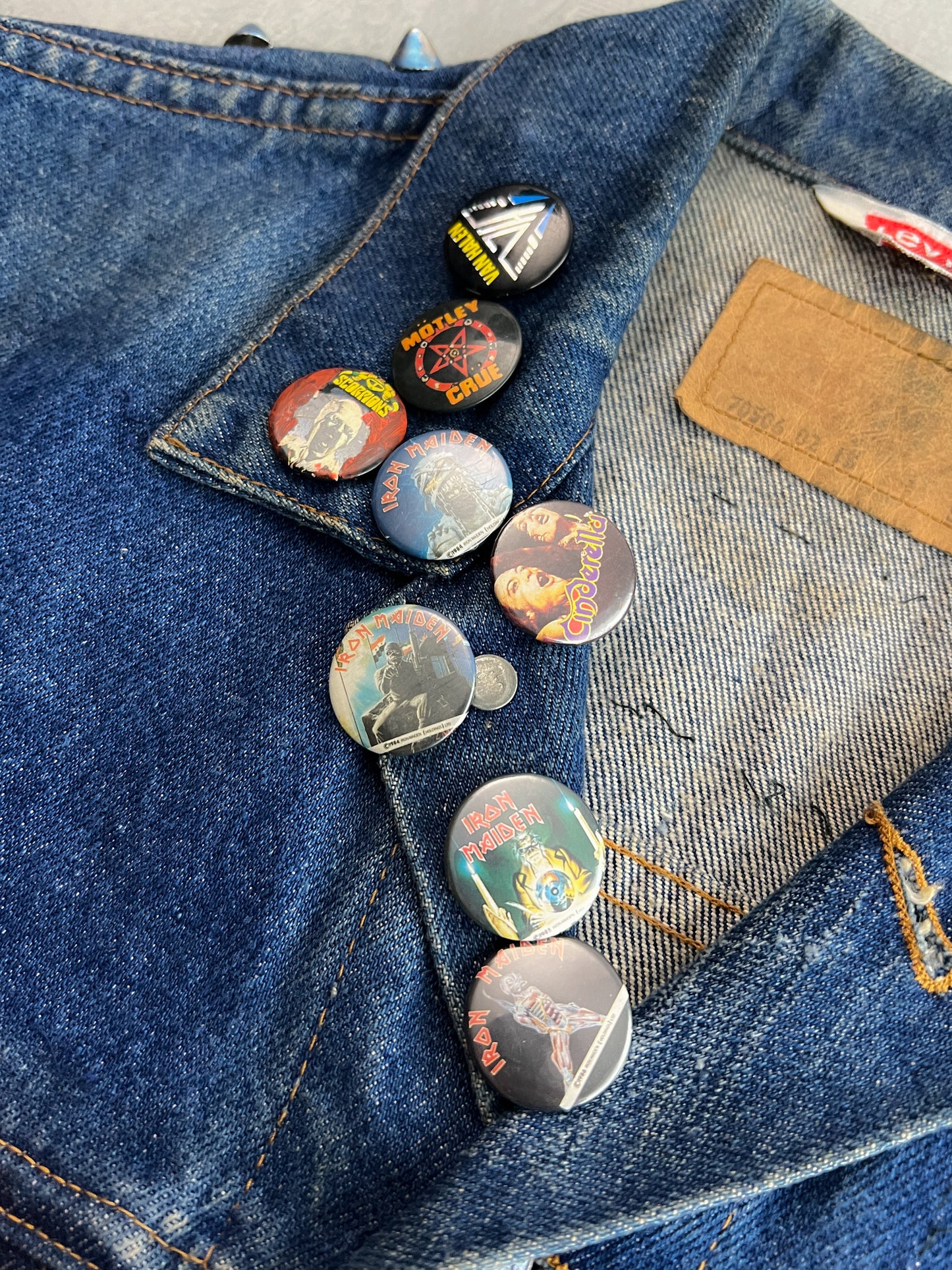 70's/80's Levi's Studded Denim Vest [M]
