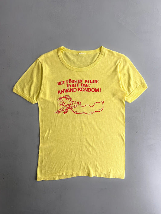 Swedish Condom Slogan Tee [M]