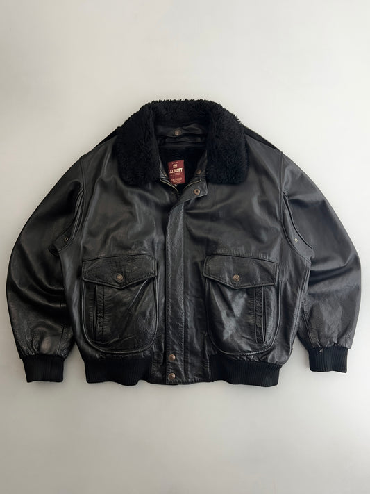 J.J.Scott Leather Flight Jacket [XL]