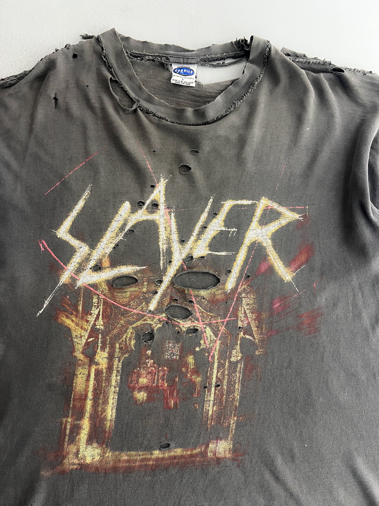 Heavily Thrashed Slayer Tee [L]