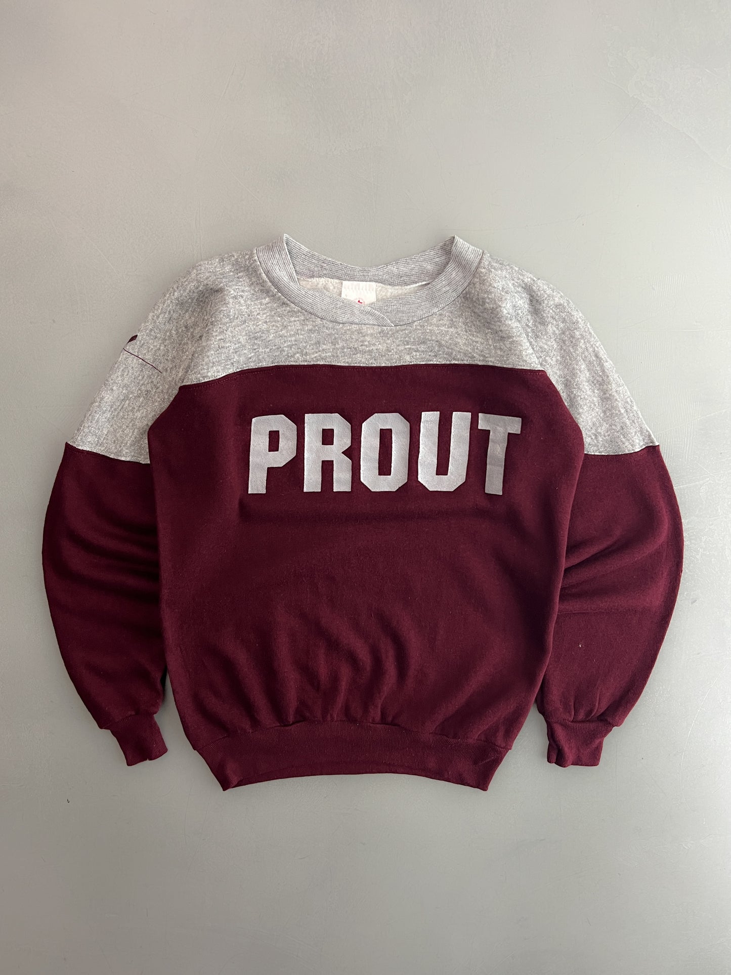 1980's Two Tone "Prout" Sweatshirt [S]