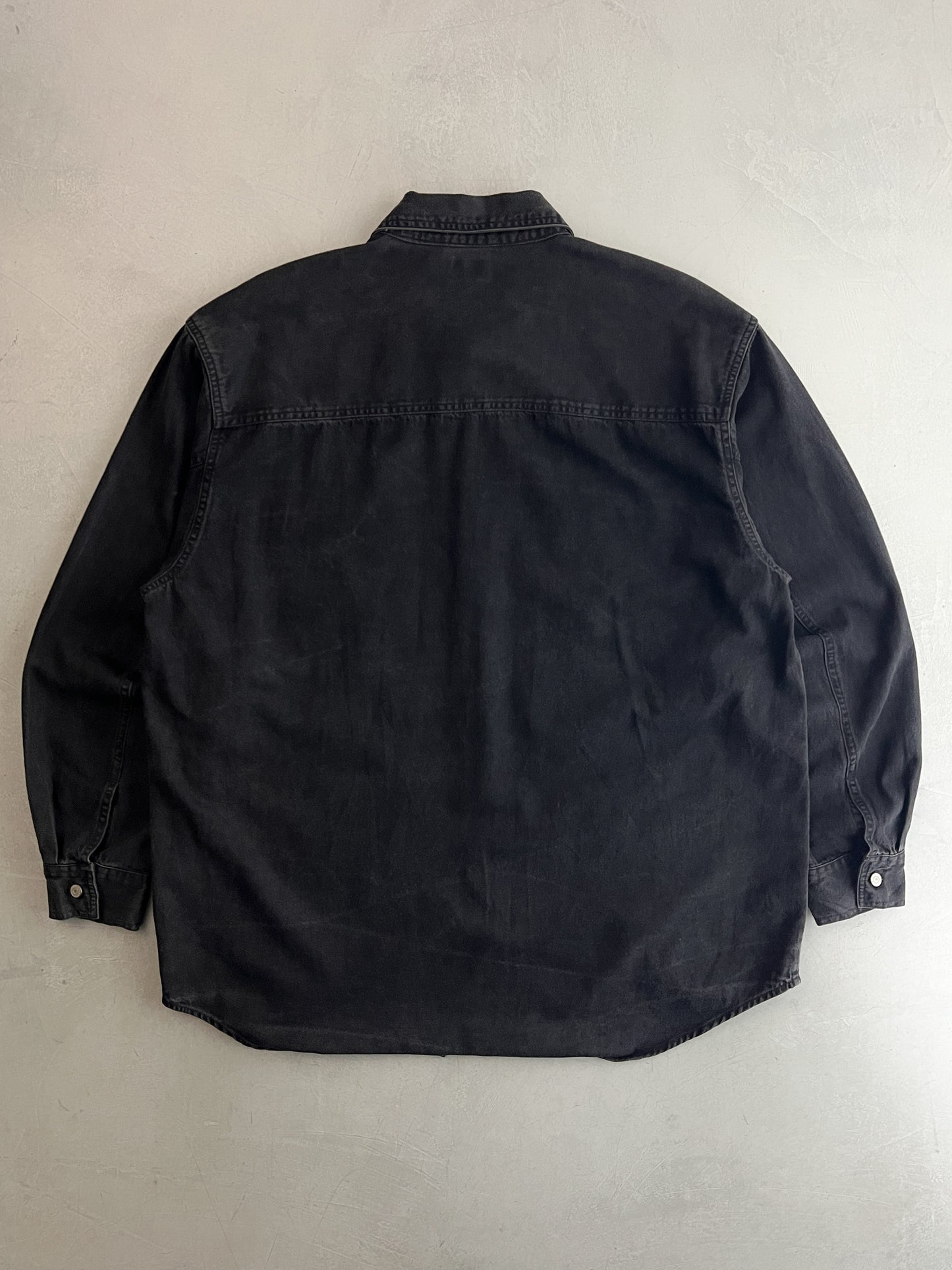 Levi's Black Denim Work Shirt [L]