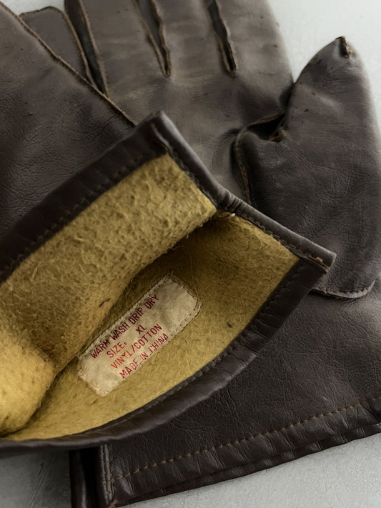 Fleece Lined Motorcycle Gloves