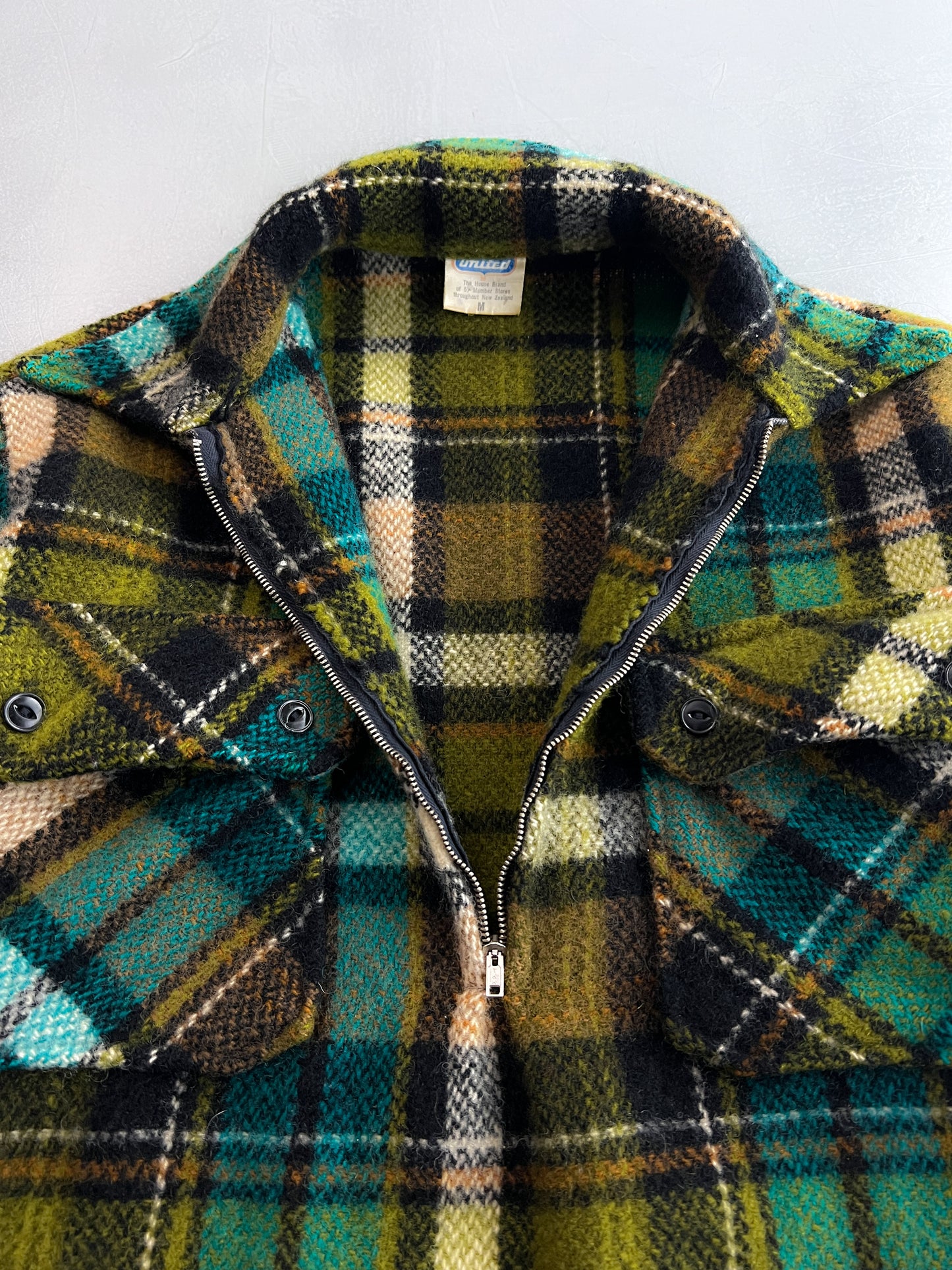 United Quarter Zip Wool Over Shirt [M]