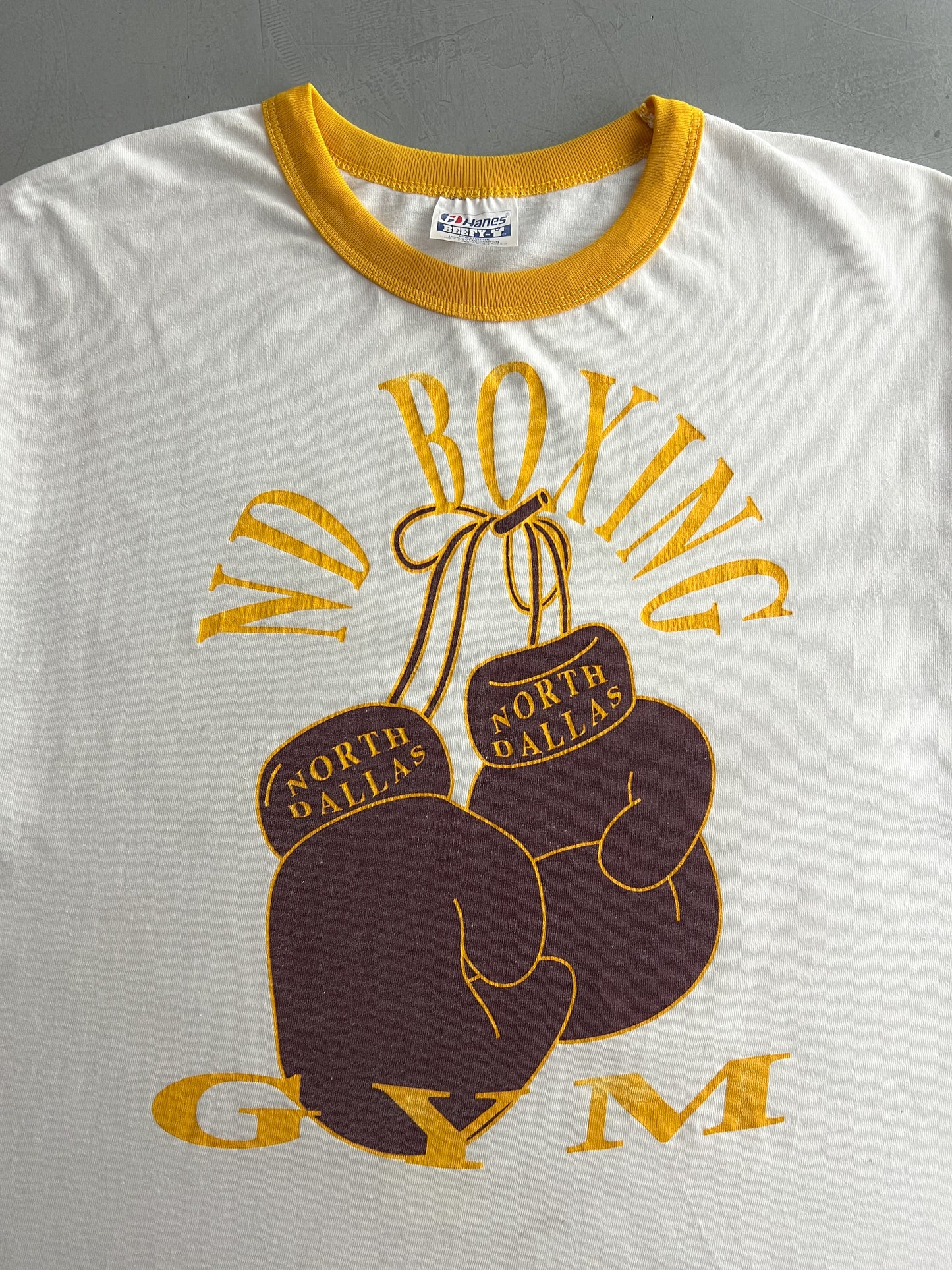 North Dallas Boxing Gym Ringer Tee [L]