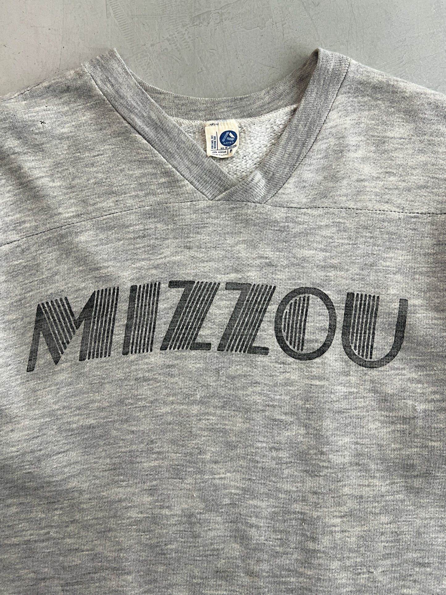 1970's Mizzou Short Sleeve Sweatshirt [M]