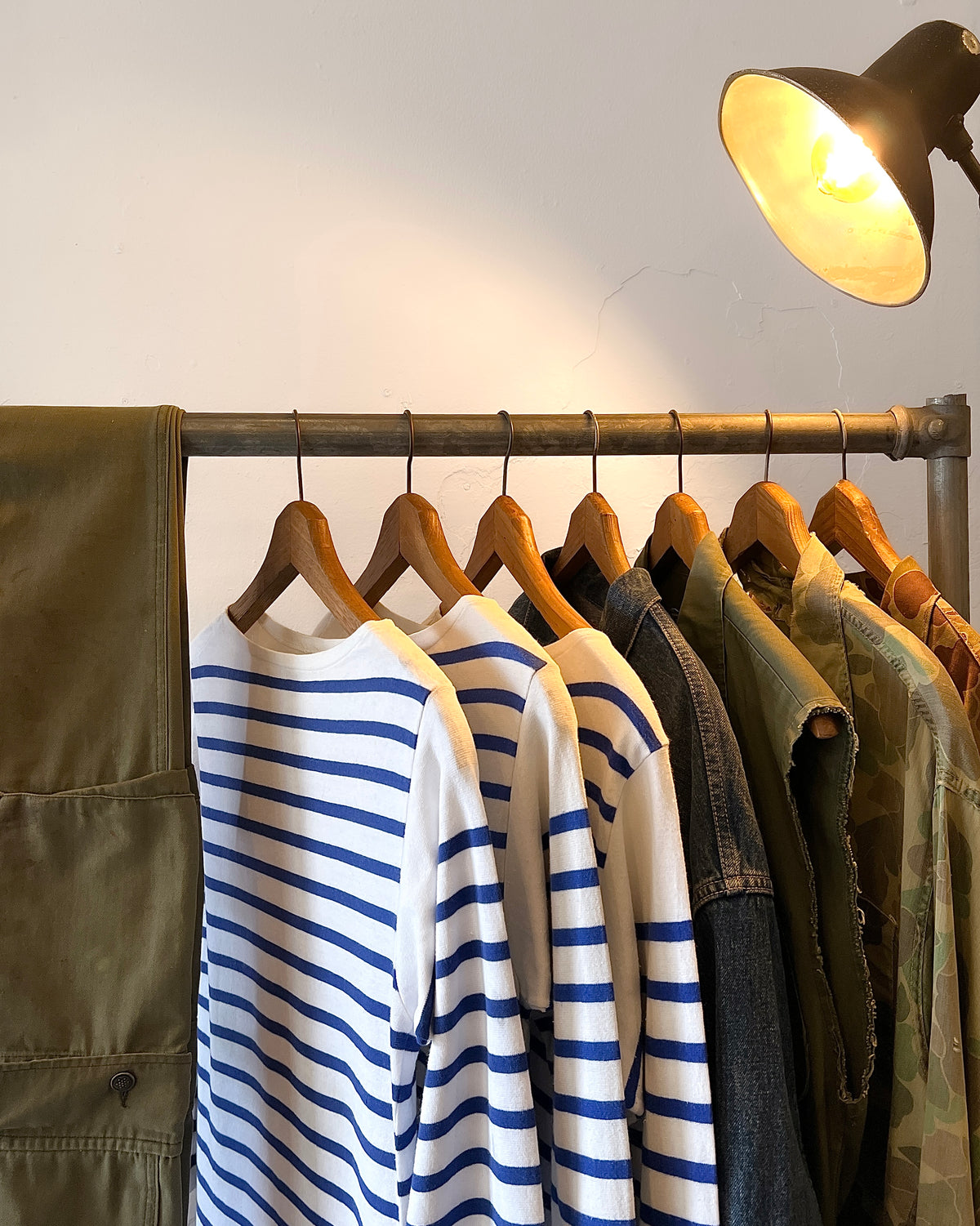 1970's French Marine Nationale Breton Striped Shirt [L]