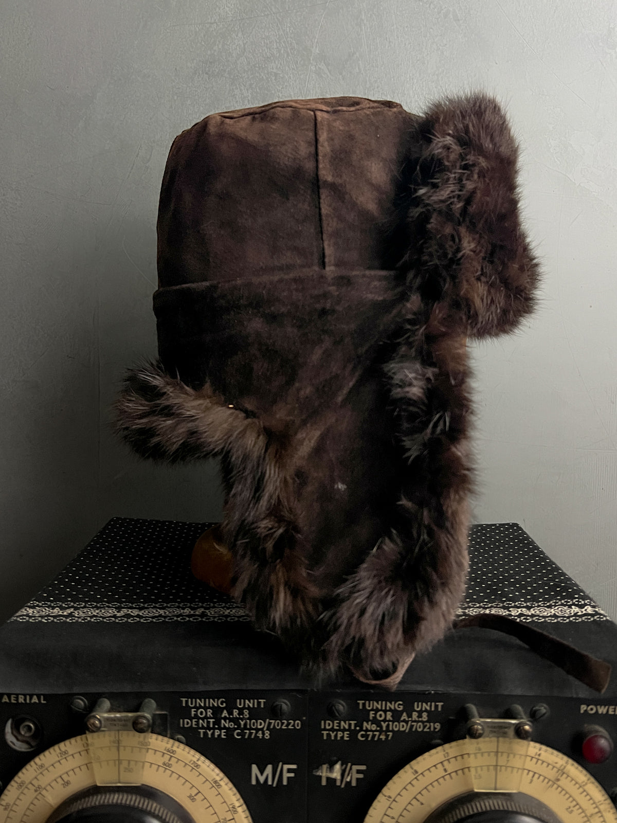 Suede Chapka Hat