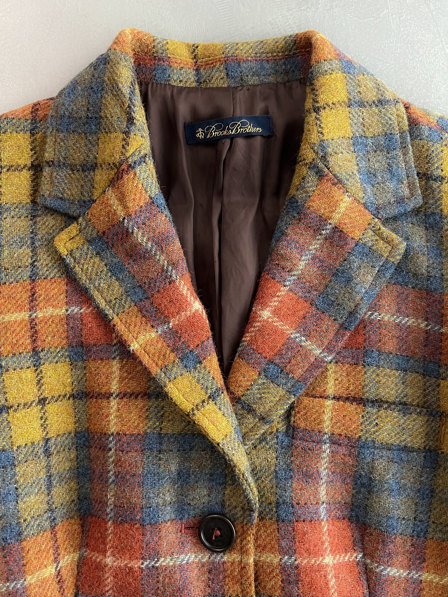 1980's Brooks Brothers Plaid Sport Coat [S]