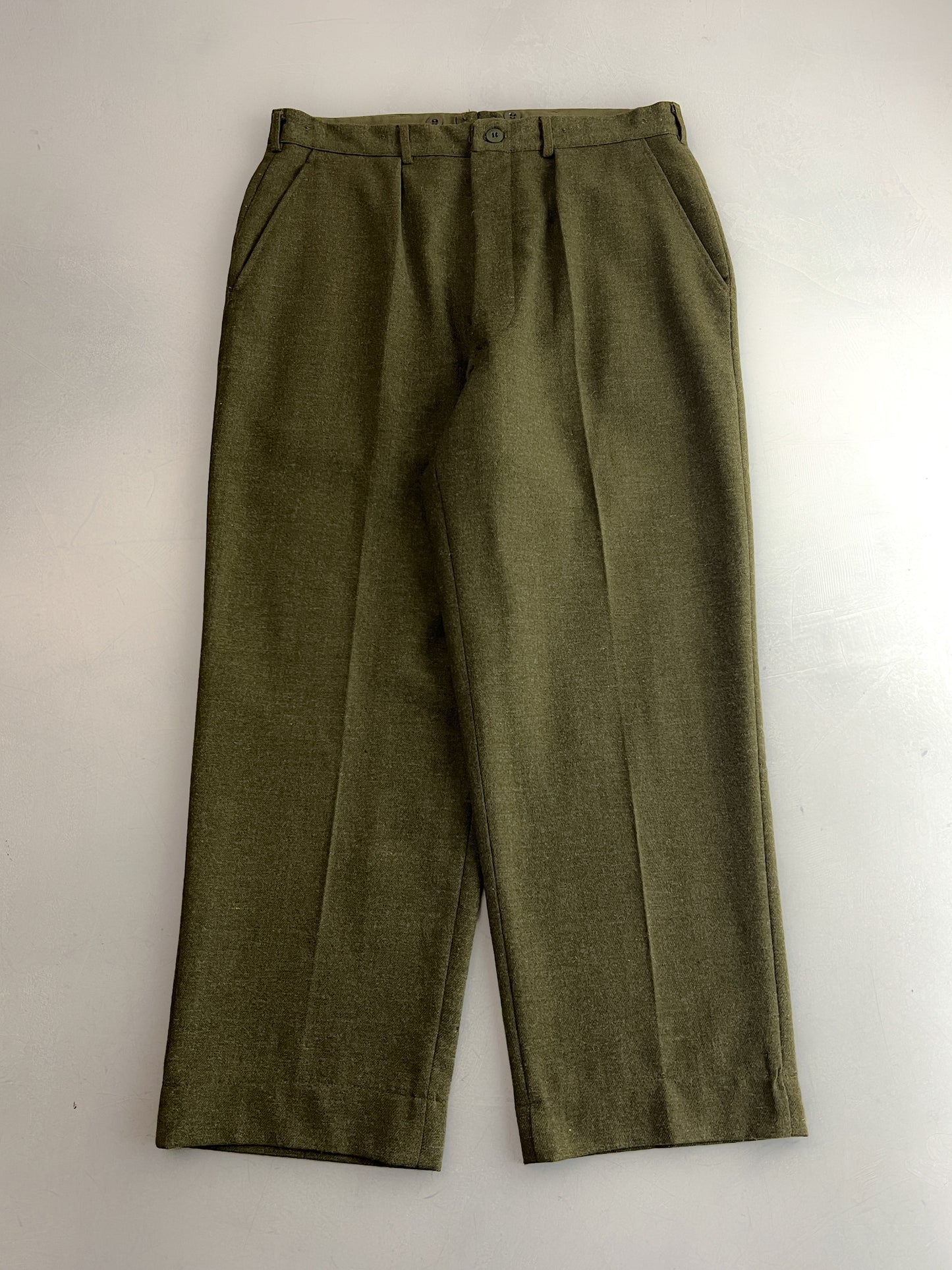 1960's French Army Wool Trousers [32"]
