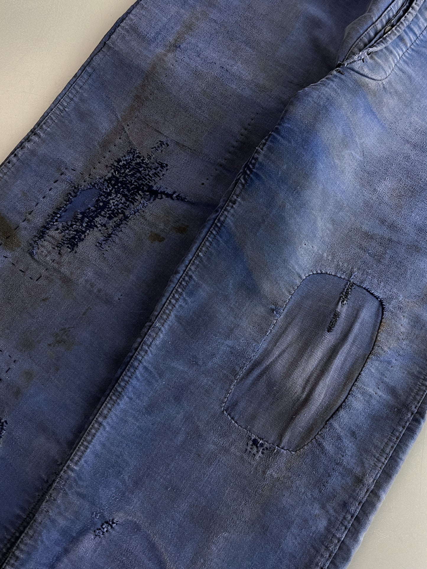 1940's Le Salvetal French Moleskin Buckle Back Work Pants [31"]