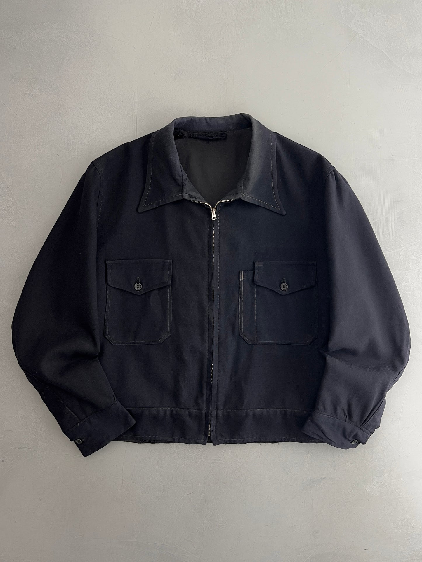 1950/60's Whipcord Mechanic Jacket [L]