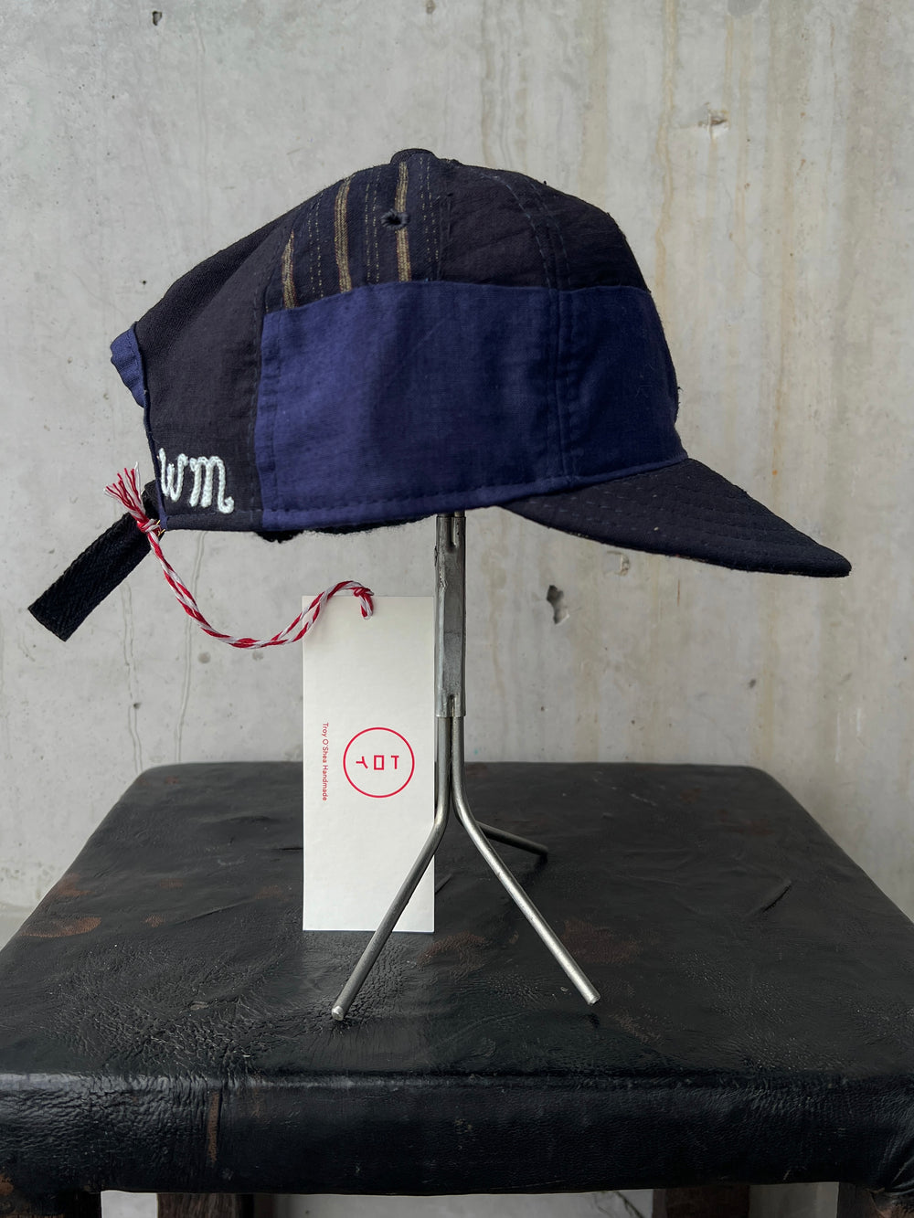 Early 20th c. Japanese Fabric 1930's Baseball Cap By Troy O'Shea Handmade [Adjustable]