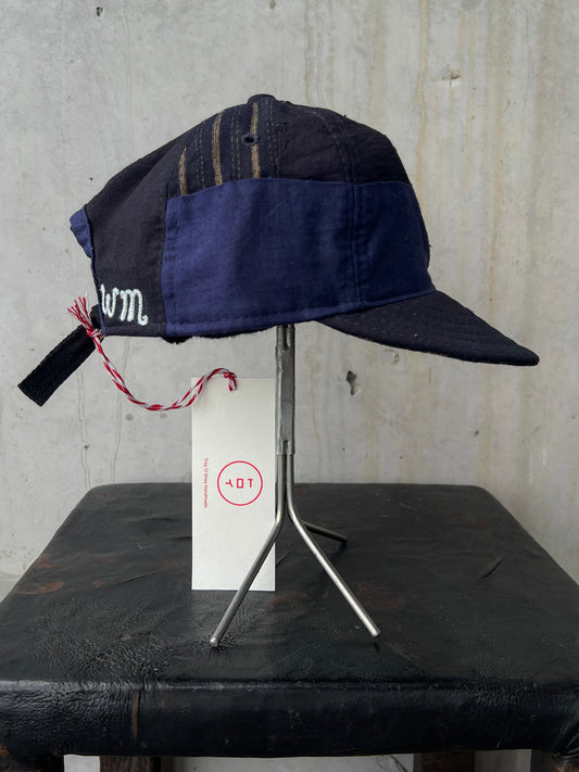 Early 20th c. Japanese Fabric 1930's Baseball Cap By Troy O'Shea Handmade [Adjustable]