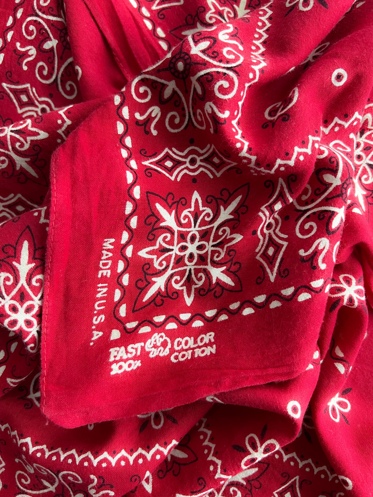 Fast Colour Selvage Bandanna