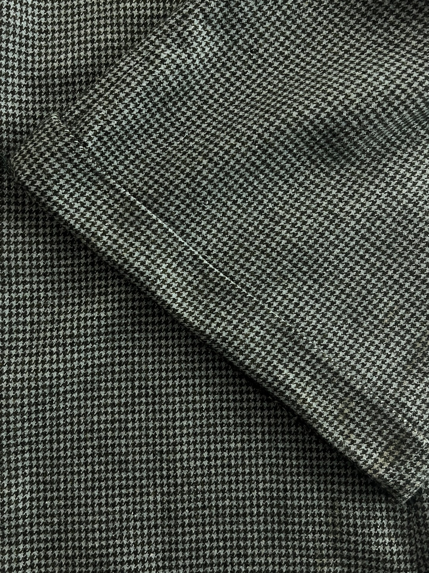 French Houndstooth Wool Trousers [33"]