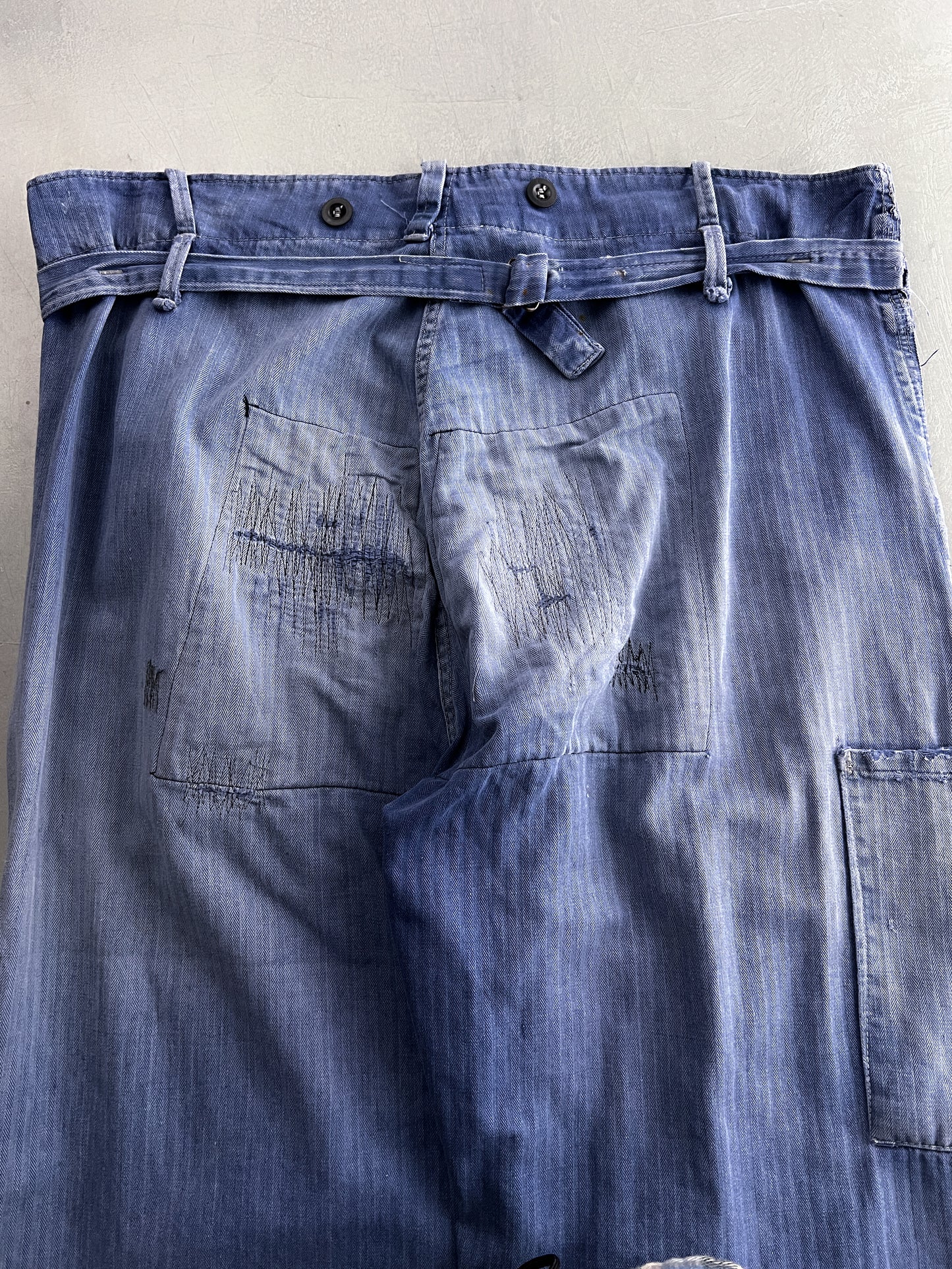 Thrashed Buckleback French Work Pants [36"]