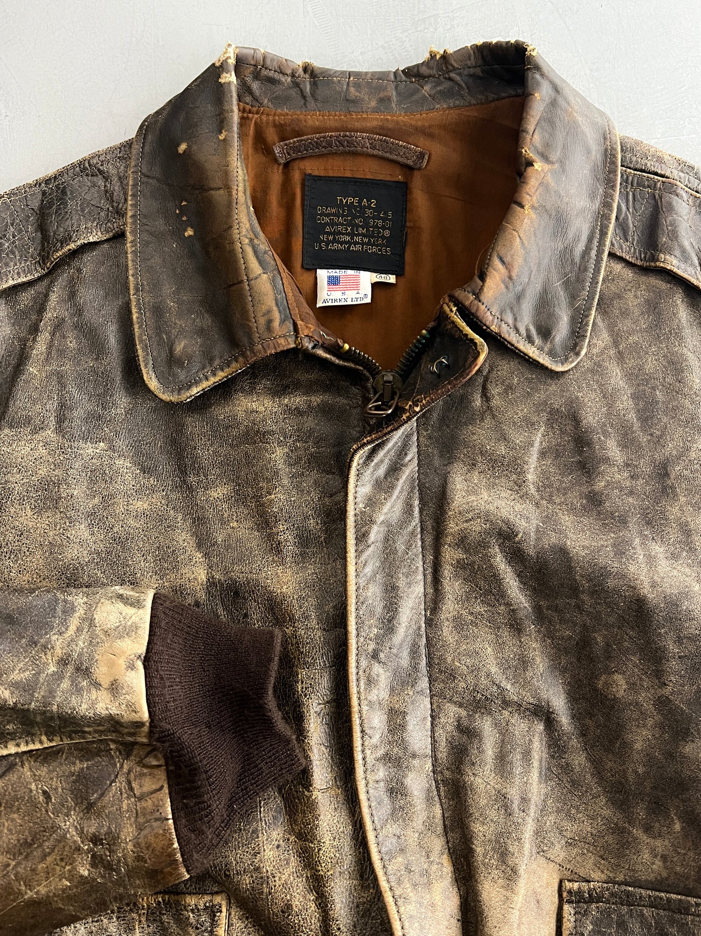 Avirex A-2 Flight Jacket [L]