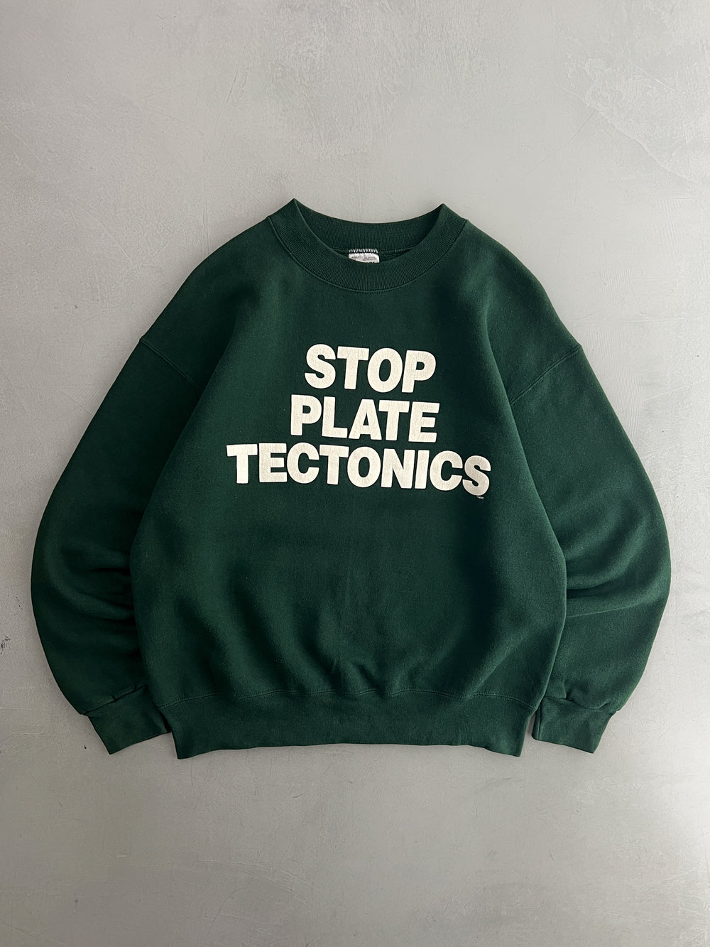 1990's Stop Plate Tectonics Sweatshirt [L]