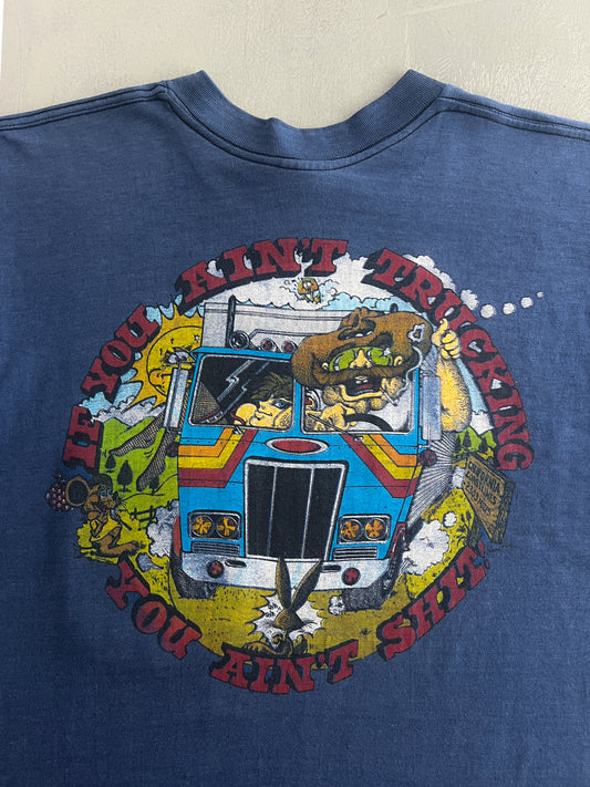 1980's If You Aint Trucking Pocket Tee [M-L]